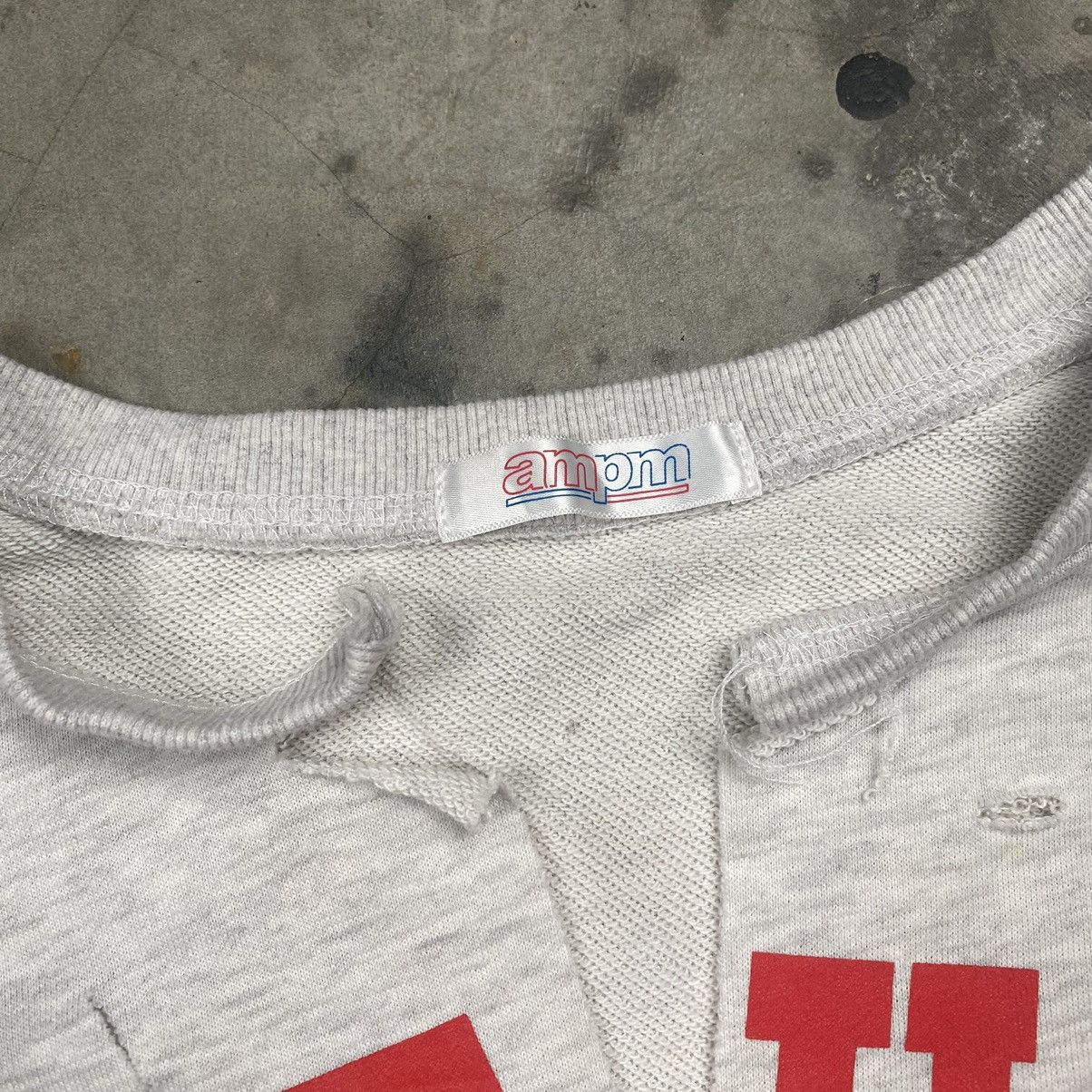 Japanese Brand AMPM Carthaug Baserall Bondage Baggy Boxy Crewneck Size ONE SIZE - 4 Thumbnail