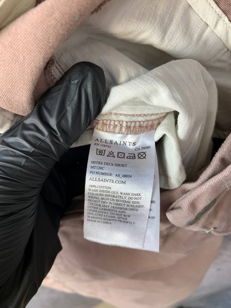 Allsaints × Designer × Japanese Brand ALLSAINTS Mitre Deck Shorts Pink / Peach Size US 31 - 10 Thumbnail