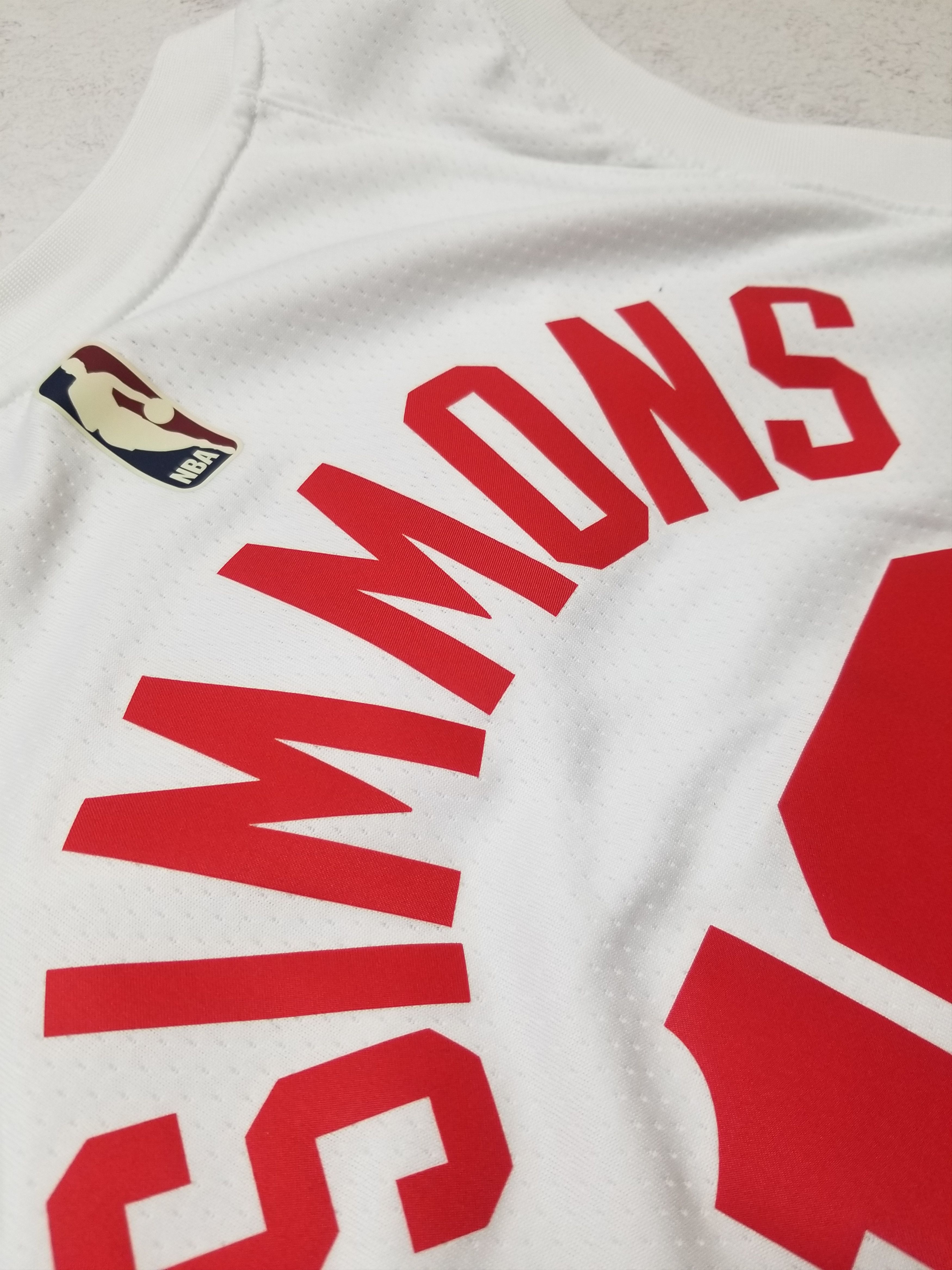 Nike NBA Brooklyn Nets Simmons HWC Swingman Jersey DO9444-101 Size US XL / EU 56 / 4 - 5 Thumbnail