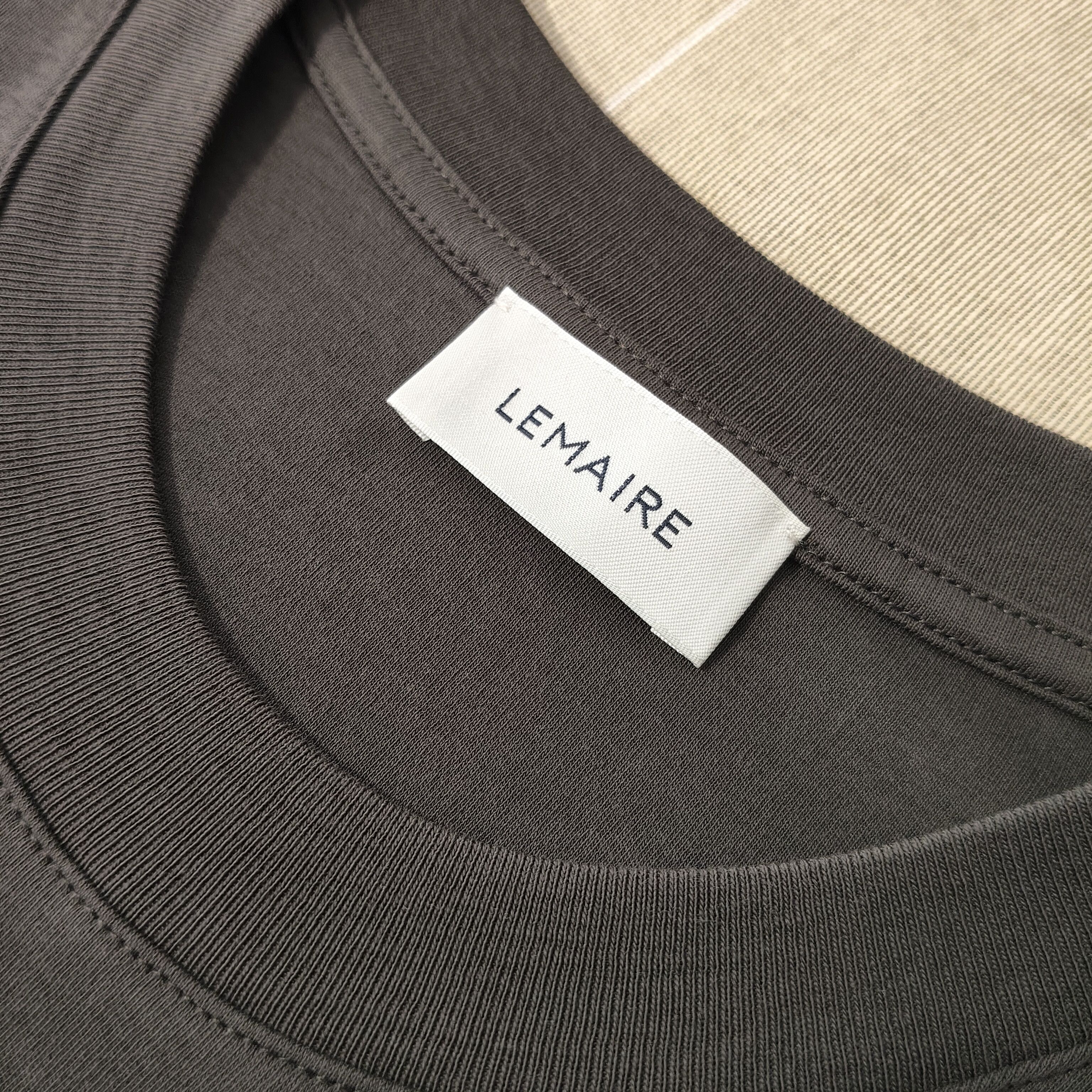 Lemaire Soft cotton longsleeve t-shirt Size US L / EU 52-54 / 3 - 8 Thumbnail