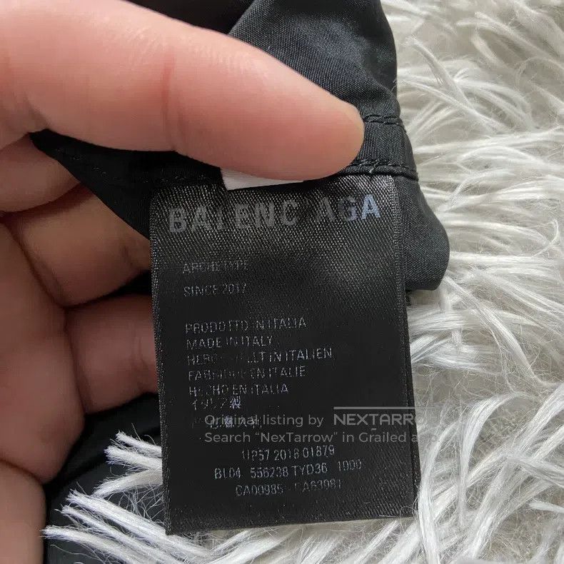 Balenciaga Balenciaga Back lettering logo windbreaker Size US M / EU 48-50 / 2 - 4 Thumbnail