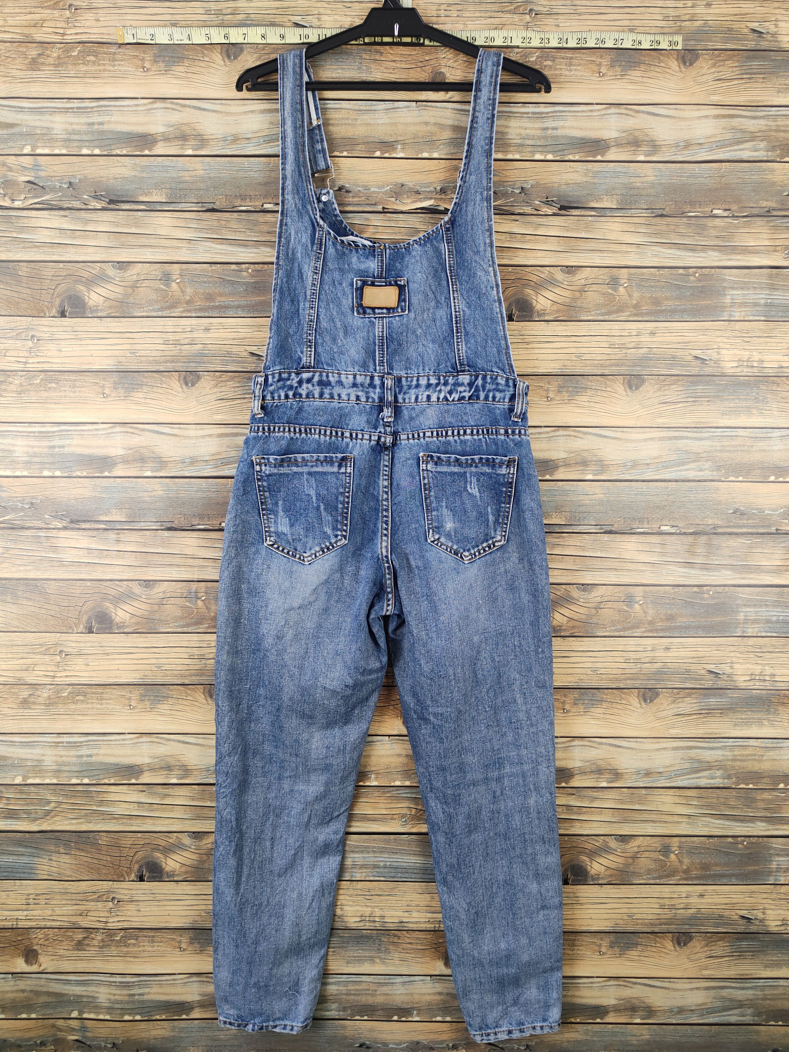 Japanese Brand × Vintage Vintage Japanese Brand Blue Denim Jumpsuits Size 31" - 10 Thumbnail