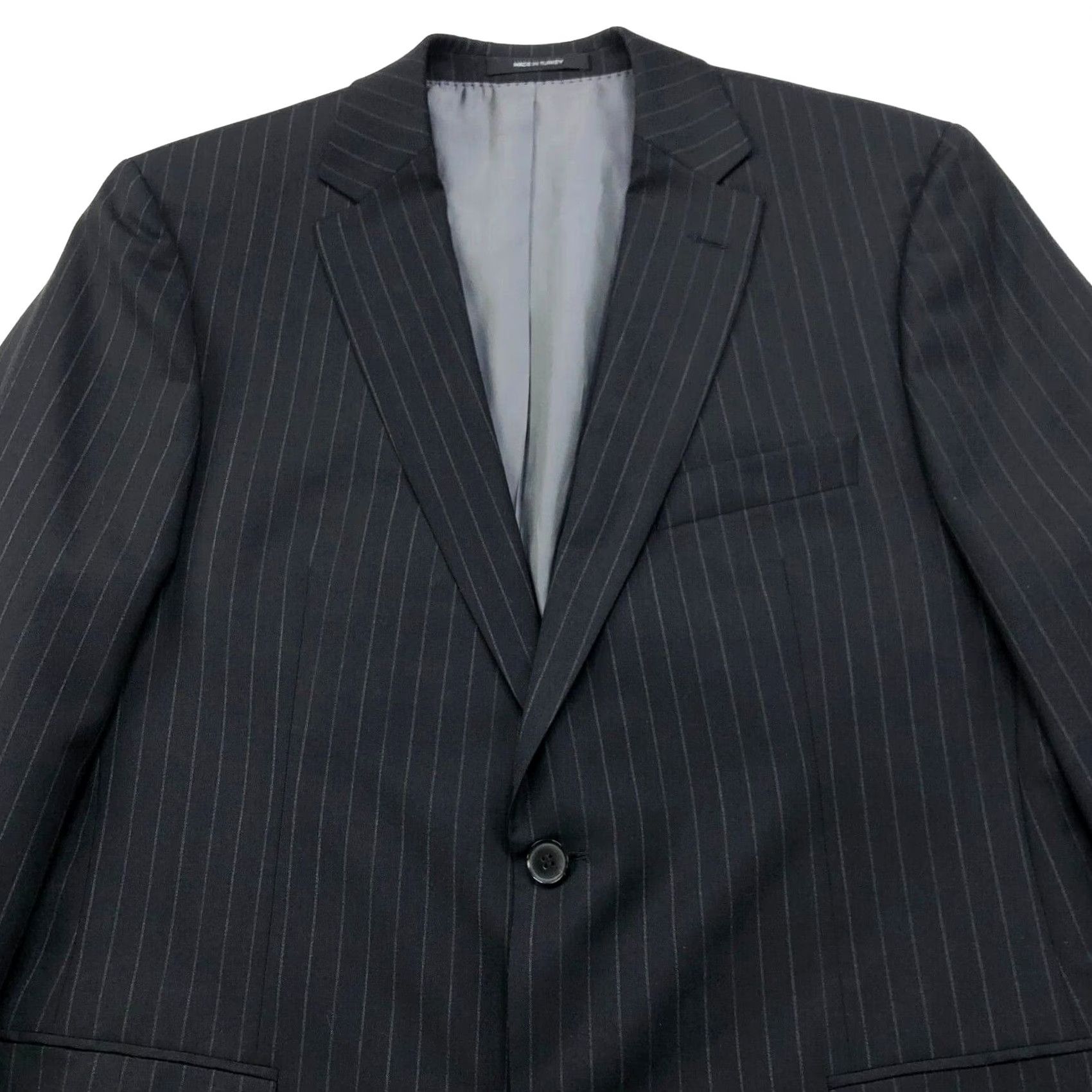 Hugo Boss Hugo Boss Jacket 42R Pasolini/Movie Black 100% Virgin Wool Button Sport Coat Jacket Mens Regular 4-Button Notch Lapel Wool Solid Vintage No Size US XS / EU 42 / 0 - 2 Thumbnail