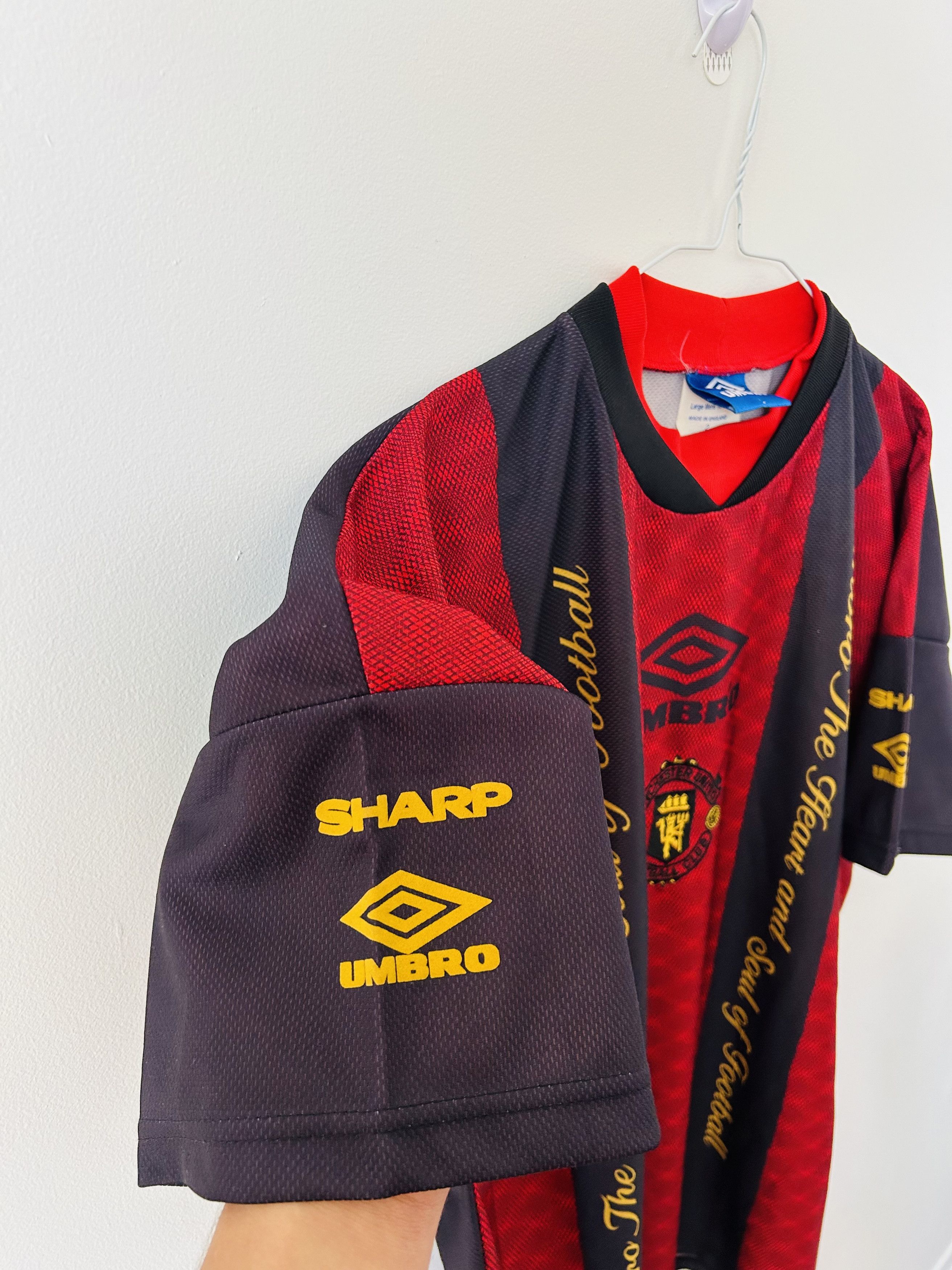 Umbro × Vintage manchester united 1994/95 training jersey Size US L / EU 52-54 / 3 - 4 Thumbnail