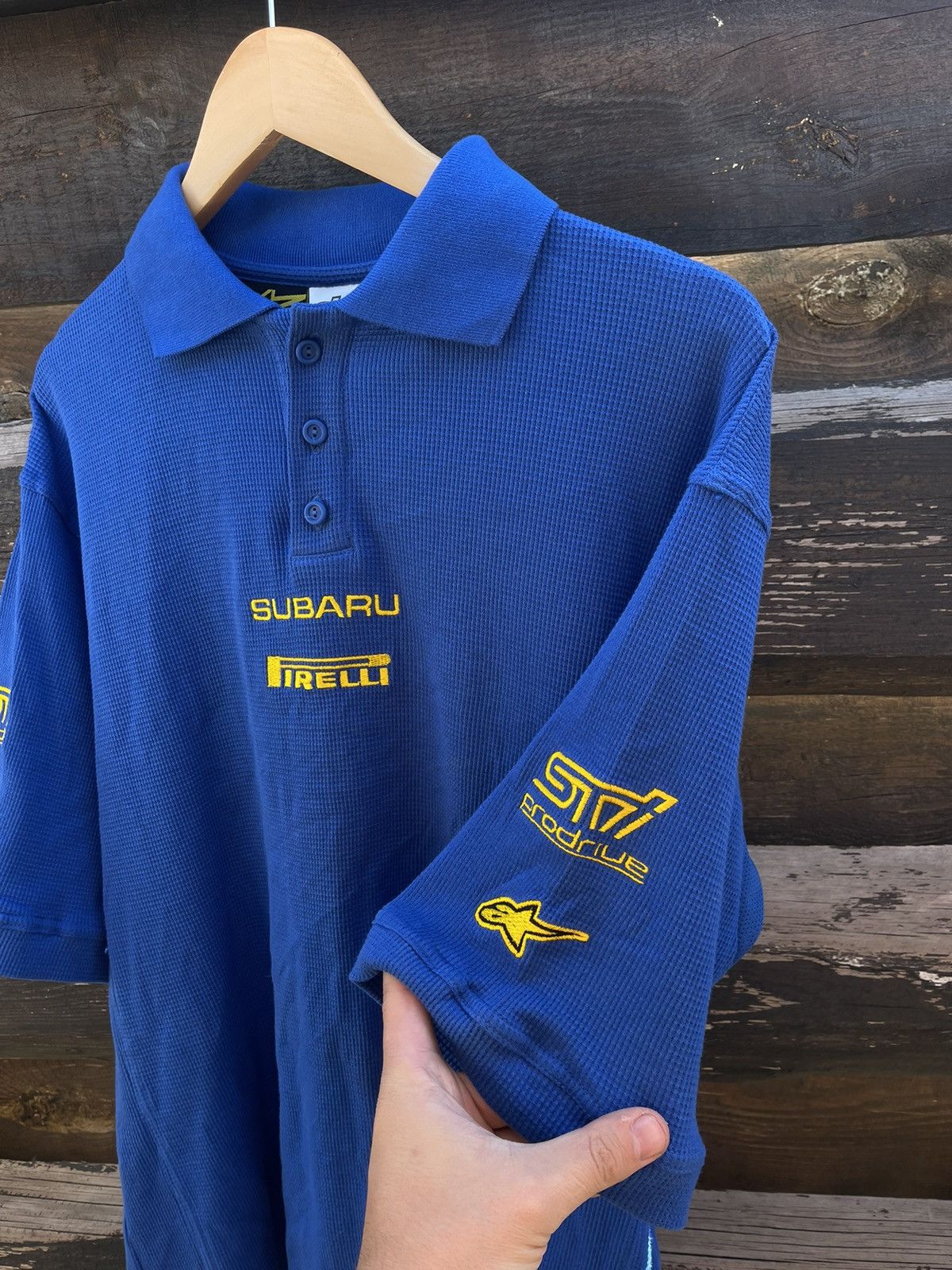 Alpinestars × Vintage 90’s Alpinestars Subaru pirelli Vintage racing jersey Size US XL / EU 56 / 4 - 5 Thumbnail