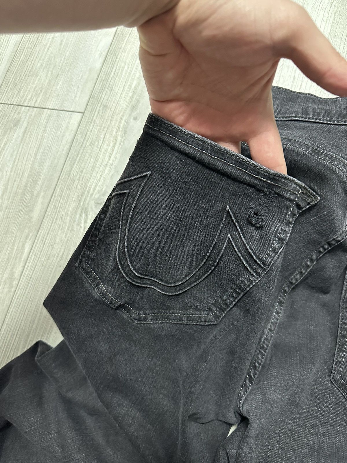 True Religion True Religion Distressed New Rocco Jeans Skinny Size US 34 / EU 50 - 3 Thumbnail