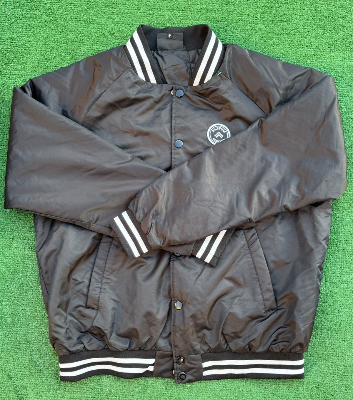 Other Shaka Wear Filevine black varsity jacket Size US L / EU 52-54 / 3 - 1 Thumbnail