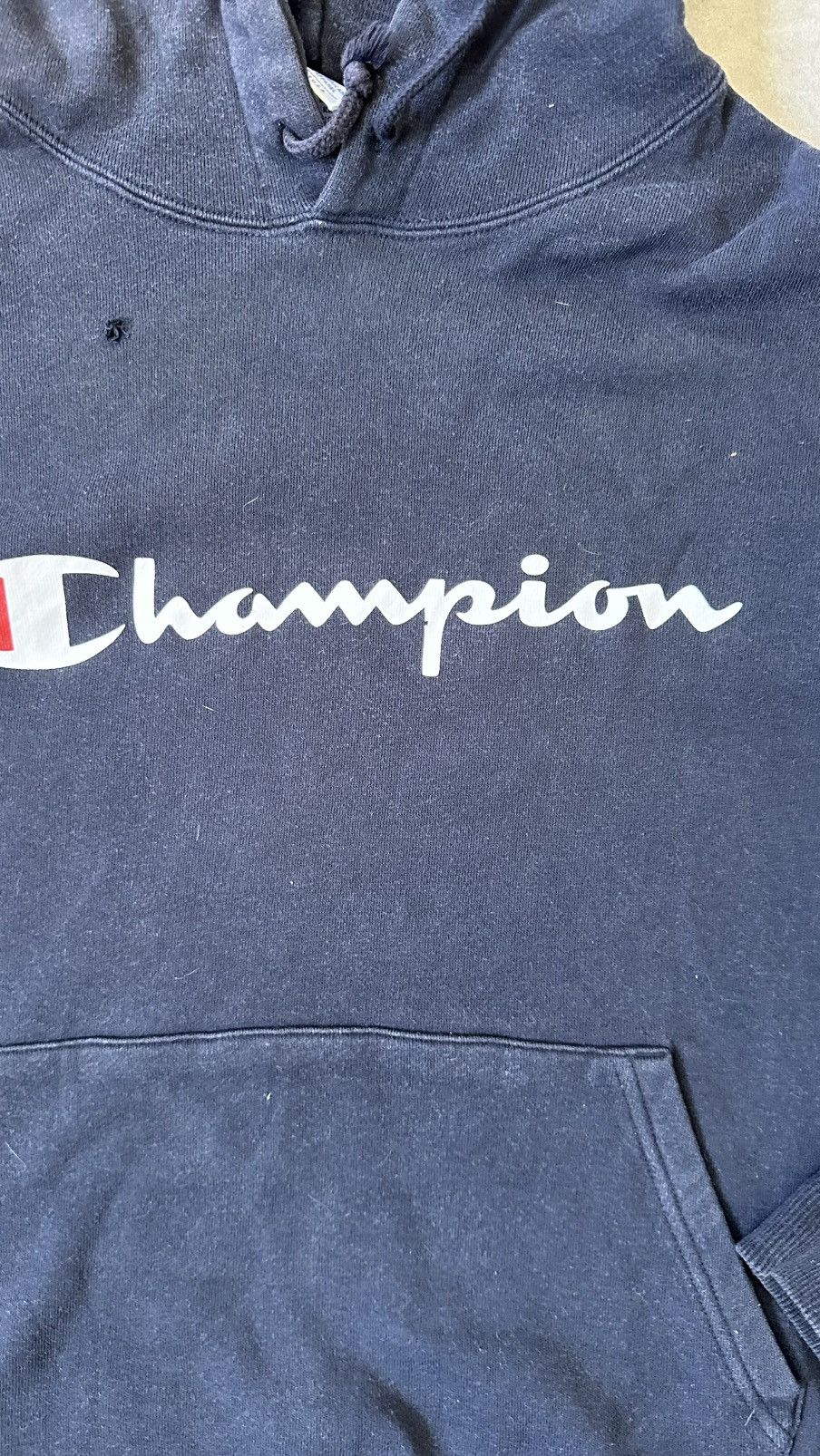 Champion VINTAGE CHAMPION DISTRESSED HOODIE Size US M / EU 48-50 / 2 - 2 Thumbnail