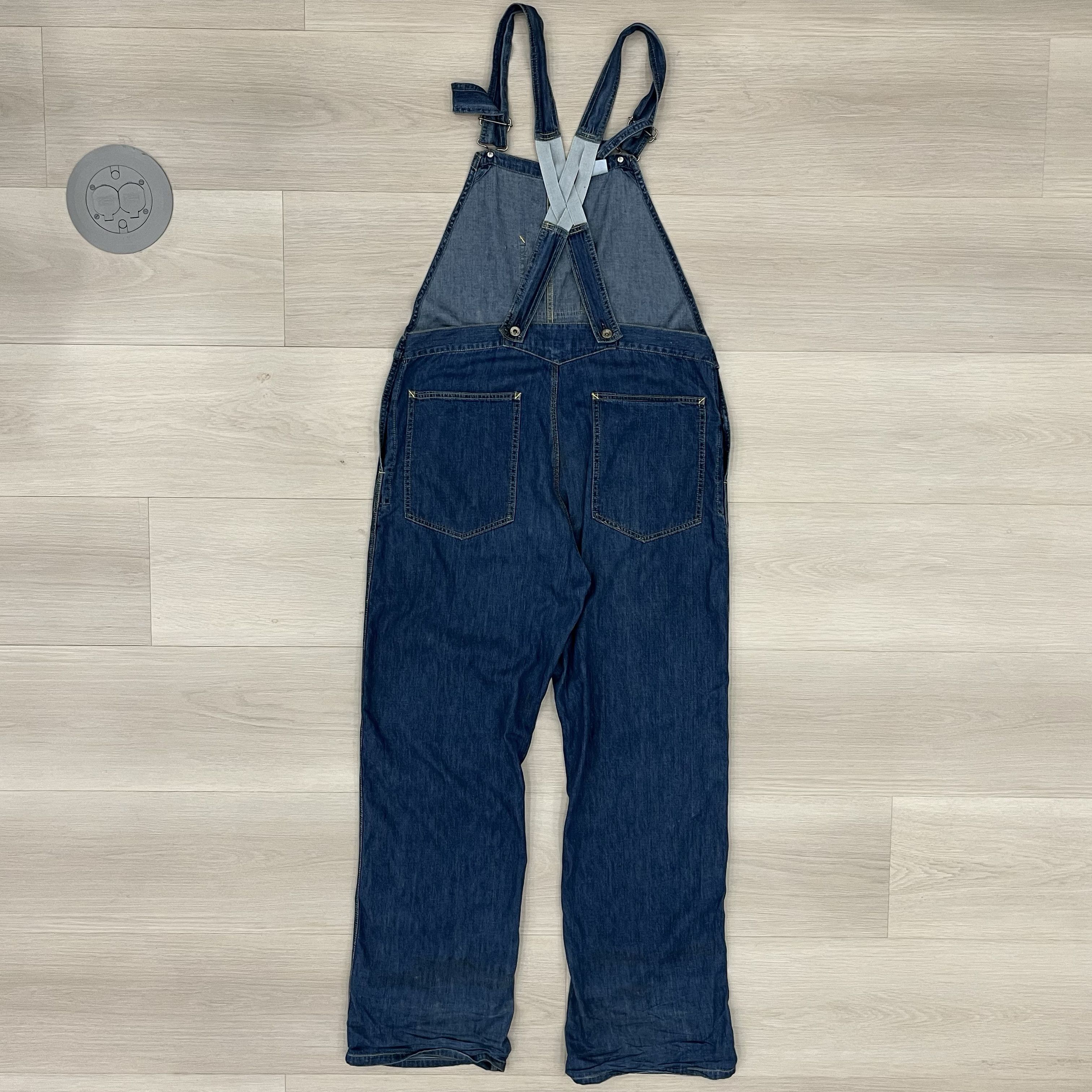 Needles HOGGS by Nepenthes Vintage Denim Overalls Size US 33 - 3 Thumbnail