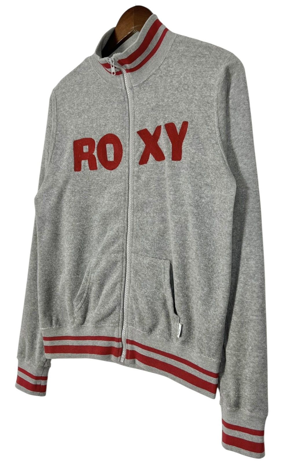 Quiksilver Vintage Roxy Surf Fleece Jacket Size XL / US 12-14 / IT 48-50 - 3 Thumbnail