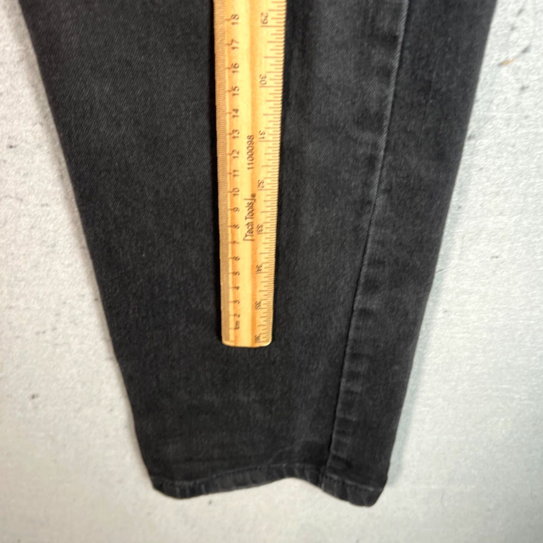 Levi's Levis 502 Jeans Mens Size 34 Regular Taper Fit Black Denim Cotton Blend Size US 34 / EU 50 - 7 Thumbnail