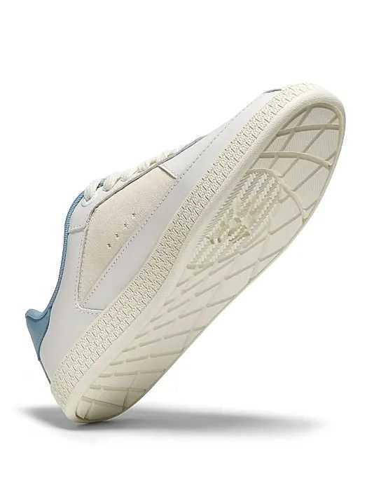 Amiri os11x0226 Pacific Low-Top Leather Sneakers in White/Blue Size US 7 / EU 40 - 6 Thumbnail