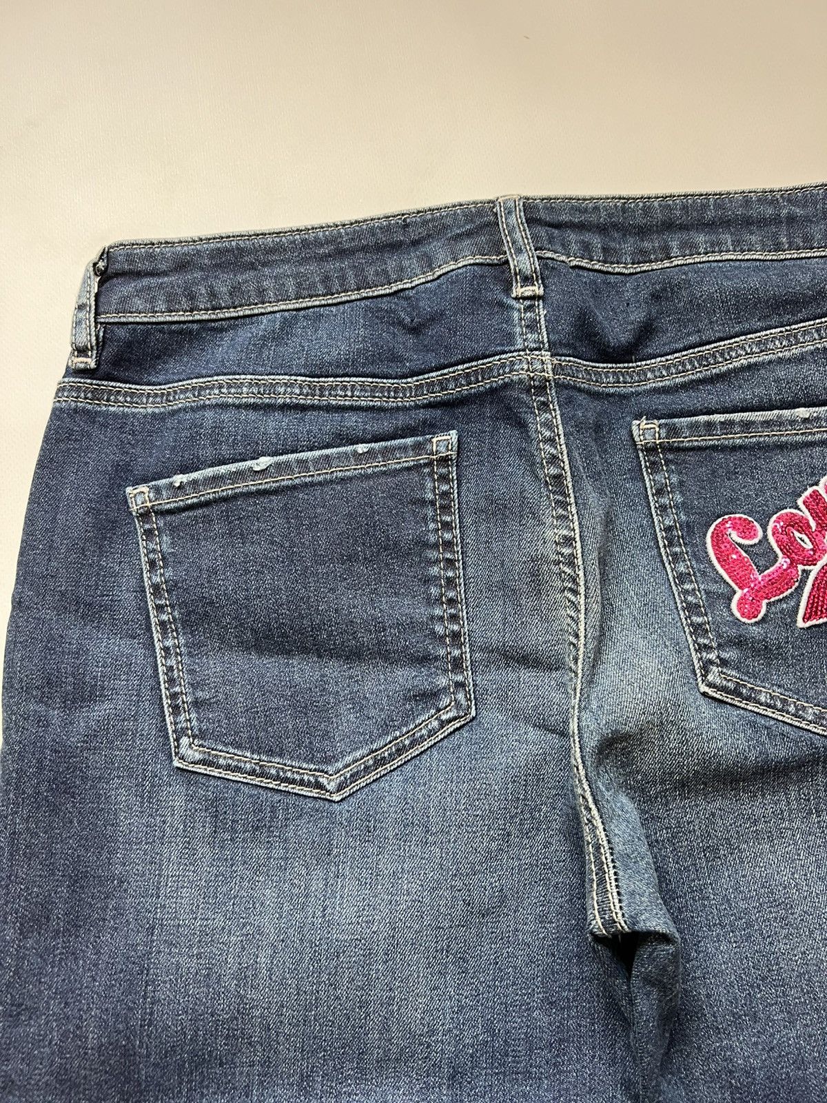 Love Moschino Love Moschino Blue Pants Denim Jeans Womens Size 31" - 5 Thumbnail