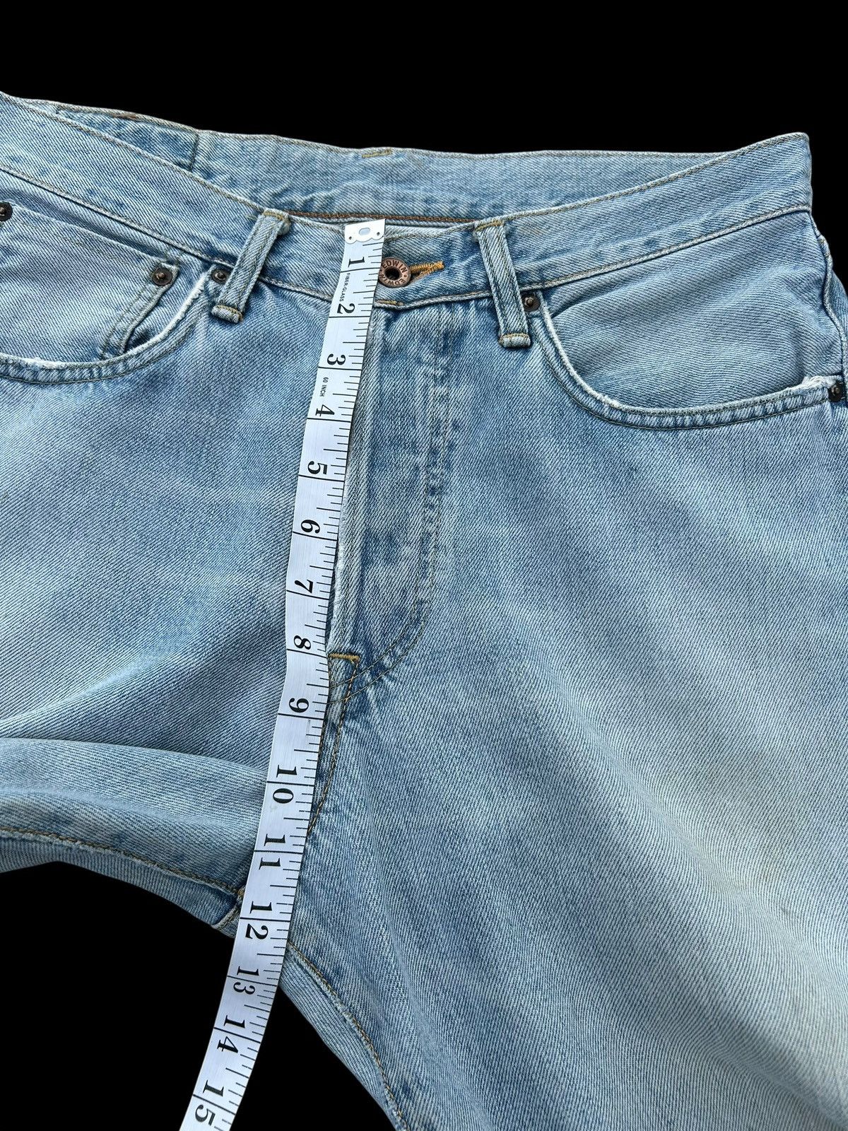 Kapital Vintage Edwin 505X Selvedge Distressed Baggy Denim Jeans Size US 32 / EU 48 - 21 Thumbnail