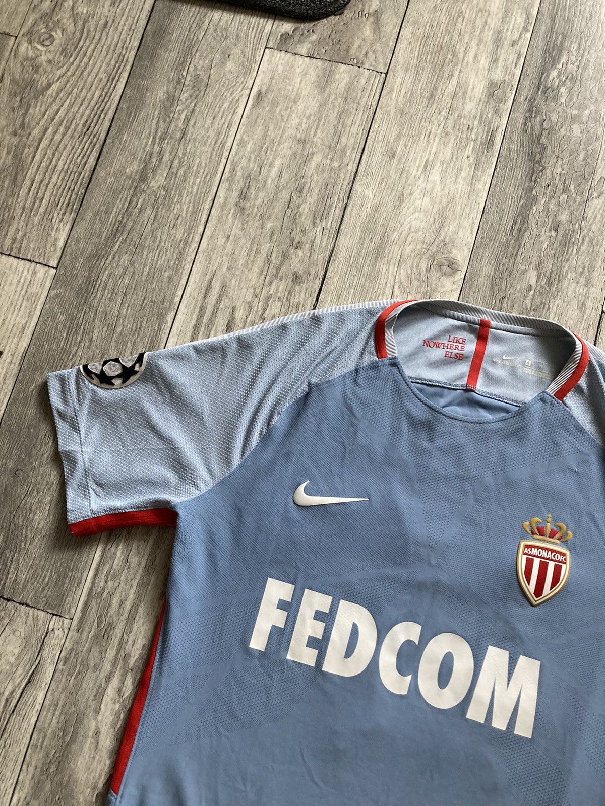 Nike Nike as Monaco player issue UCL soccer football jersey XL Size US XL / EU 56 / 4 - 6 Thumbnail