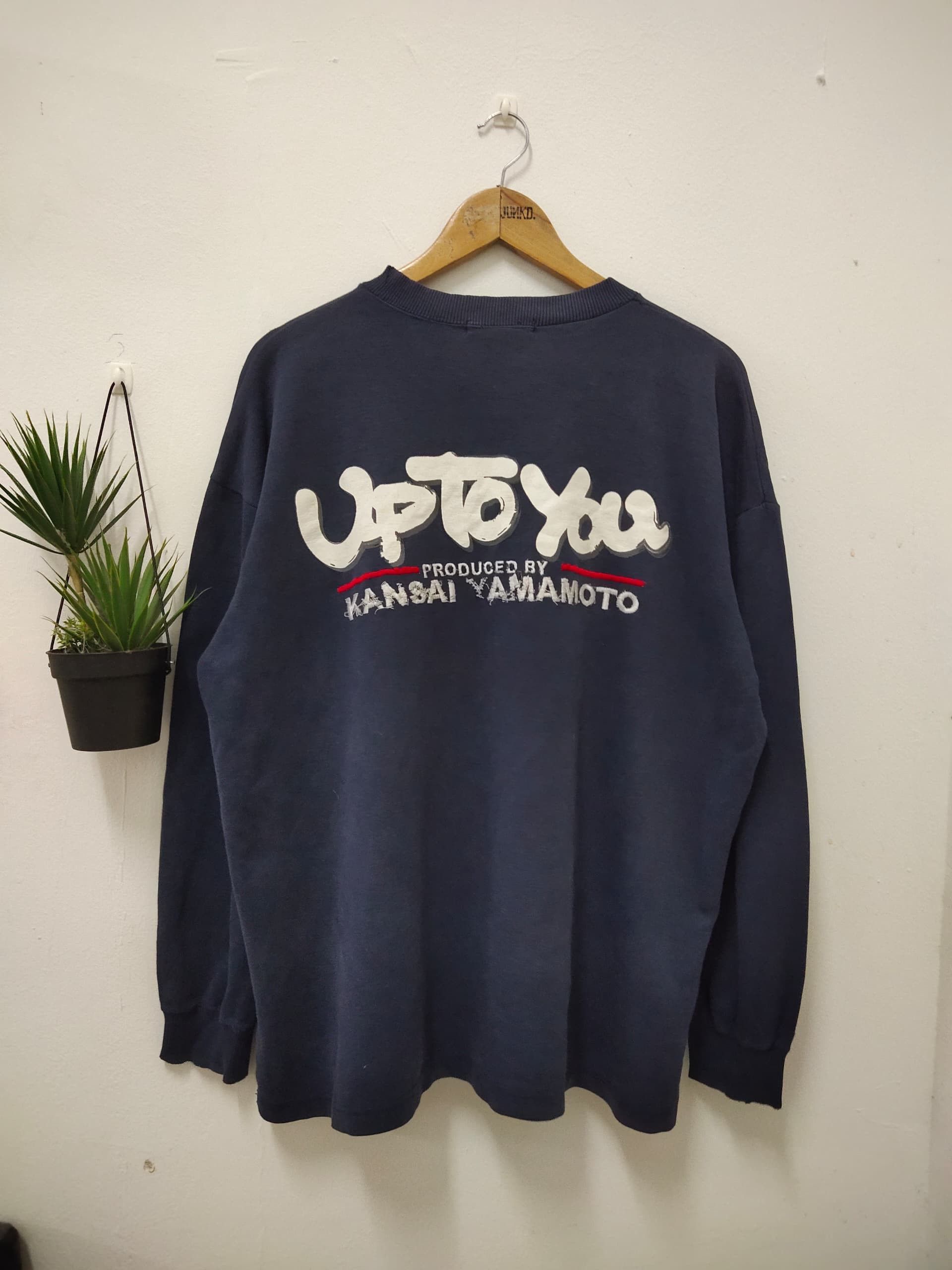 Japanese Brand Vintage Kansai Yamamoto Up to you Distressed true vintage Size US XL / EU 56 / 4 - 1 Thumbnail