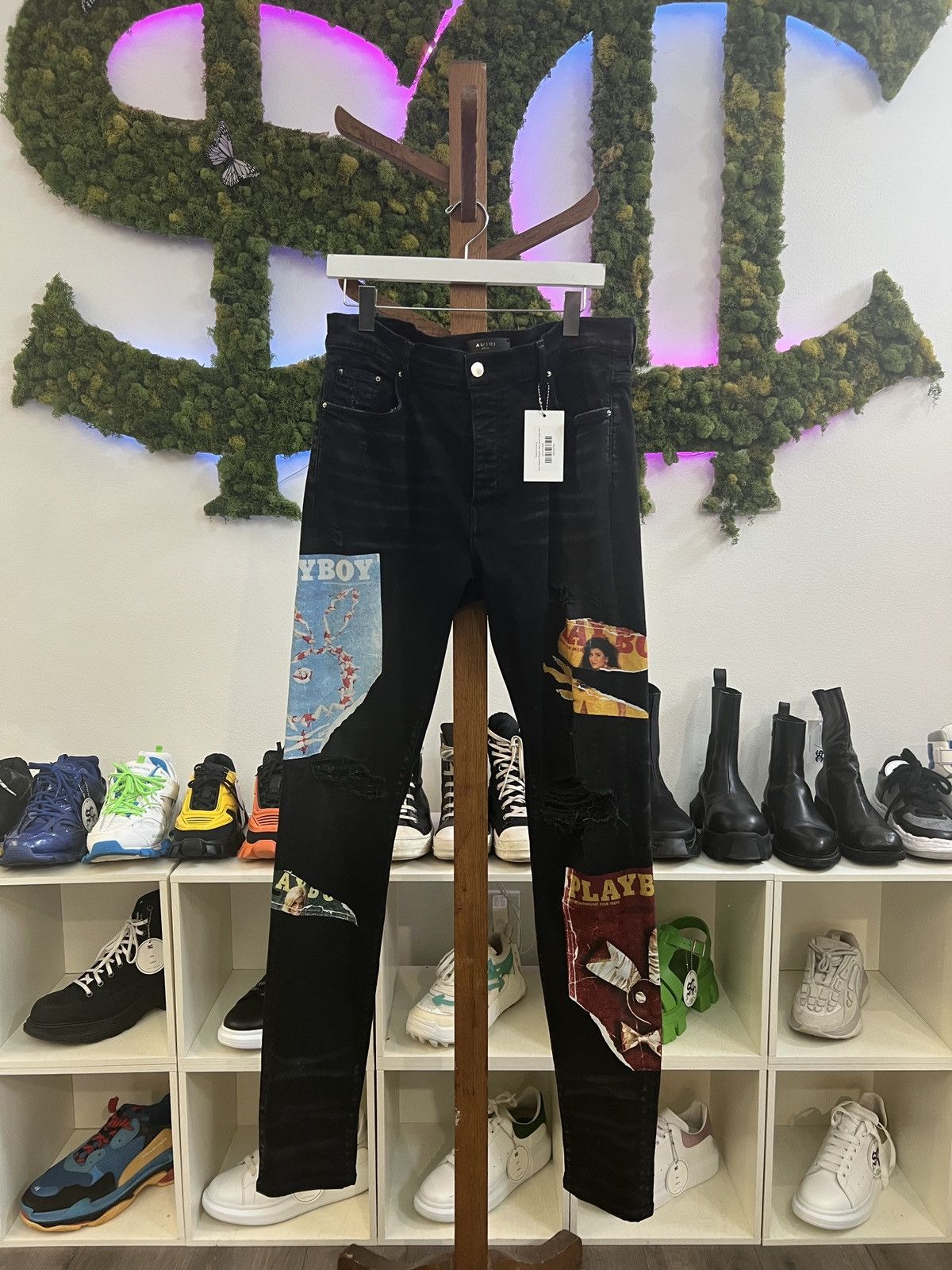 Amiri × Playboy Amiri X Playboy Graphic Jeans | Grailed