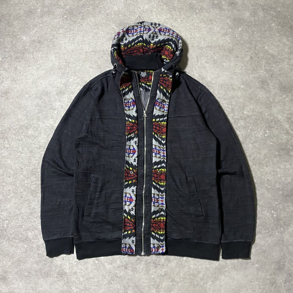 Hysteric Glamour 2000s ILLS Native Pattern Zip Hoodie Size US L / EU 52-54 / 3 - 1 Thumbnail