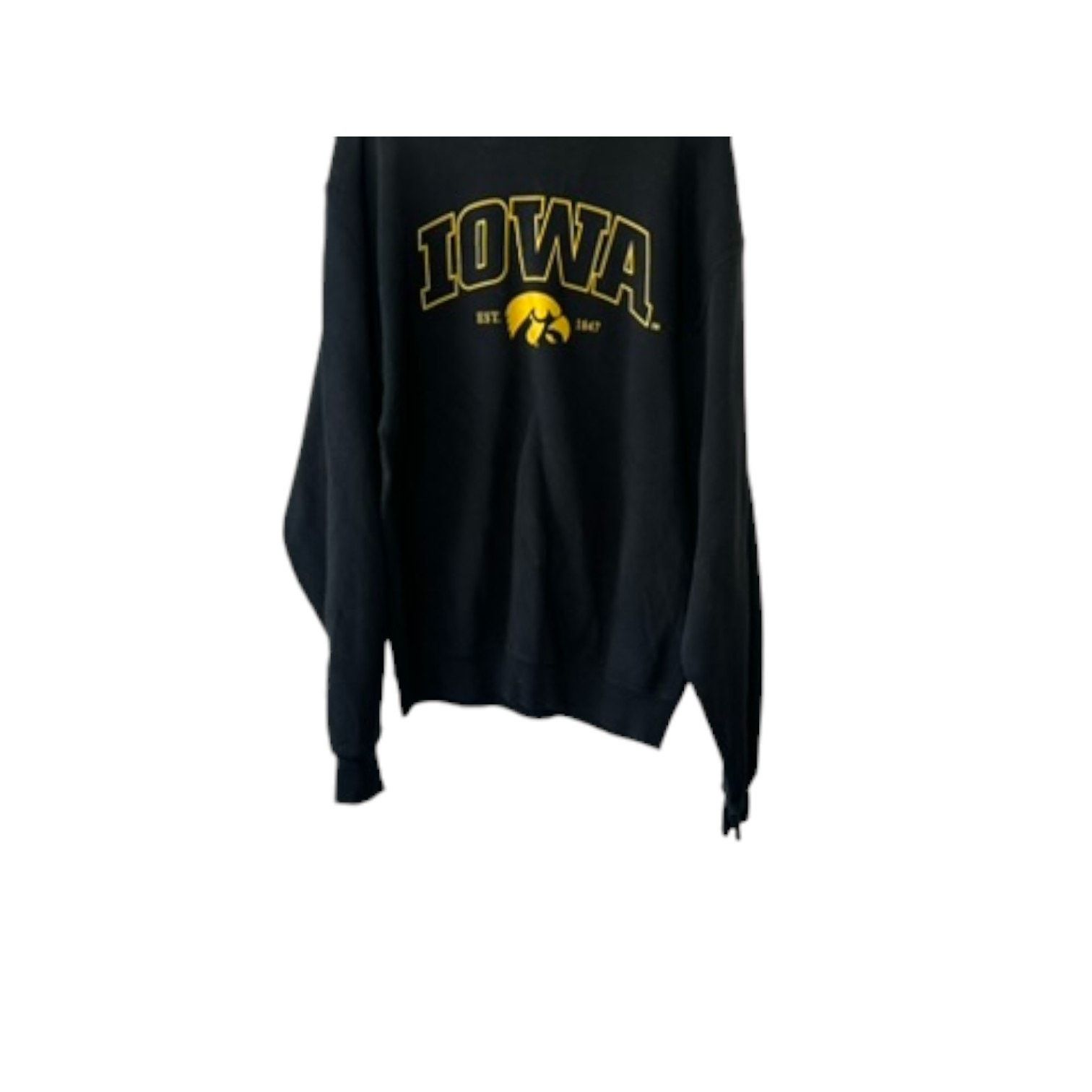 Jerzees Iowa Hawkeyes Athletic Pullover Crewneck Sweatshirt Men's S Size US S / EU 44-46 / 1 - 4 Thumbnail