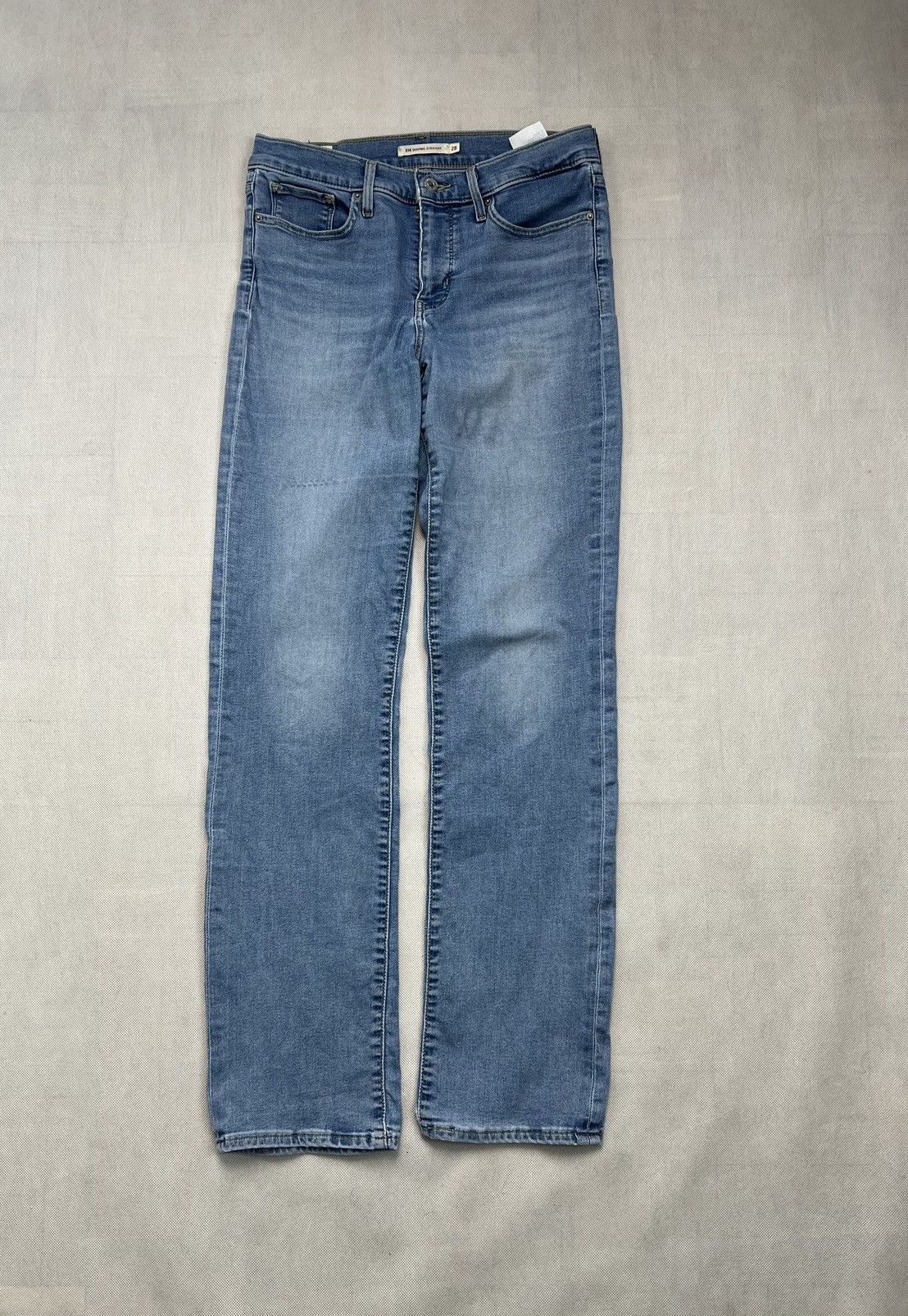 Levi's Spodnie Levi’s 314 Shaping Straight Baby Blue Premium Jeans Size 28" / US 6 / IT 42 - 3 Thumbnail
