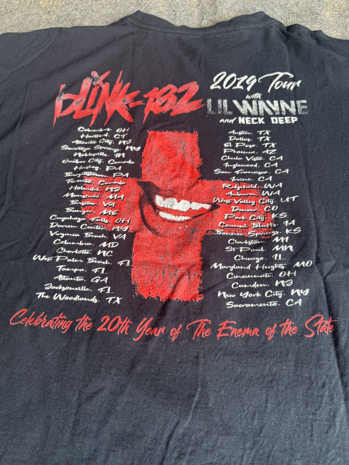 Lil Wayne Rare Blink 182 matt skiba lil Wayne tour shirt Size US L / EU 52-54 / 3 - 8 Thumbnail