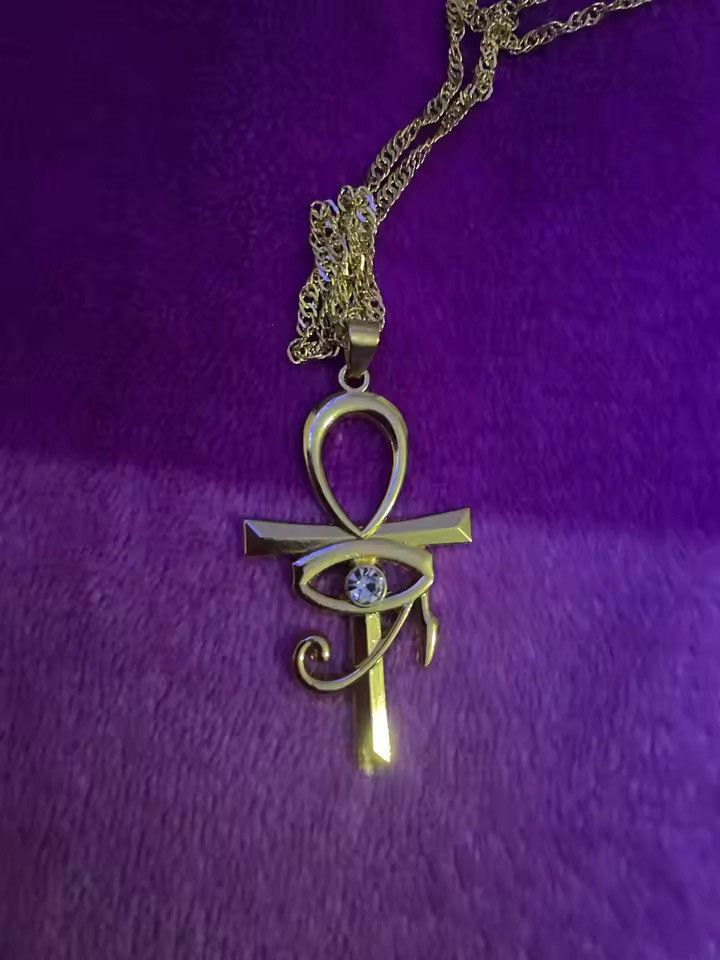 Jewelry Eye of Horus Pendant Necklace Size ONE SIZE - 4 Thumbnail