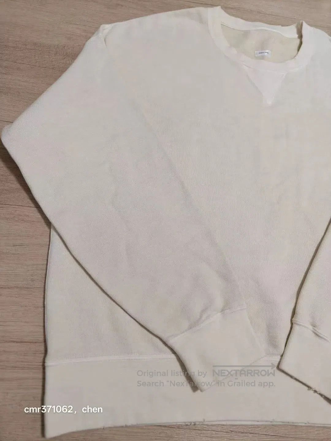 Visvim Beige Long Sleeve Crewneck Sweatshirt L. Size US L / EU 52-54 / 3 - 3 Thumbnail