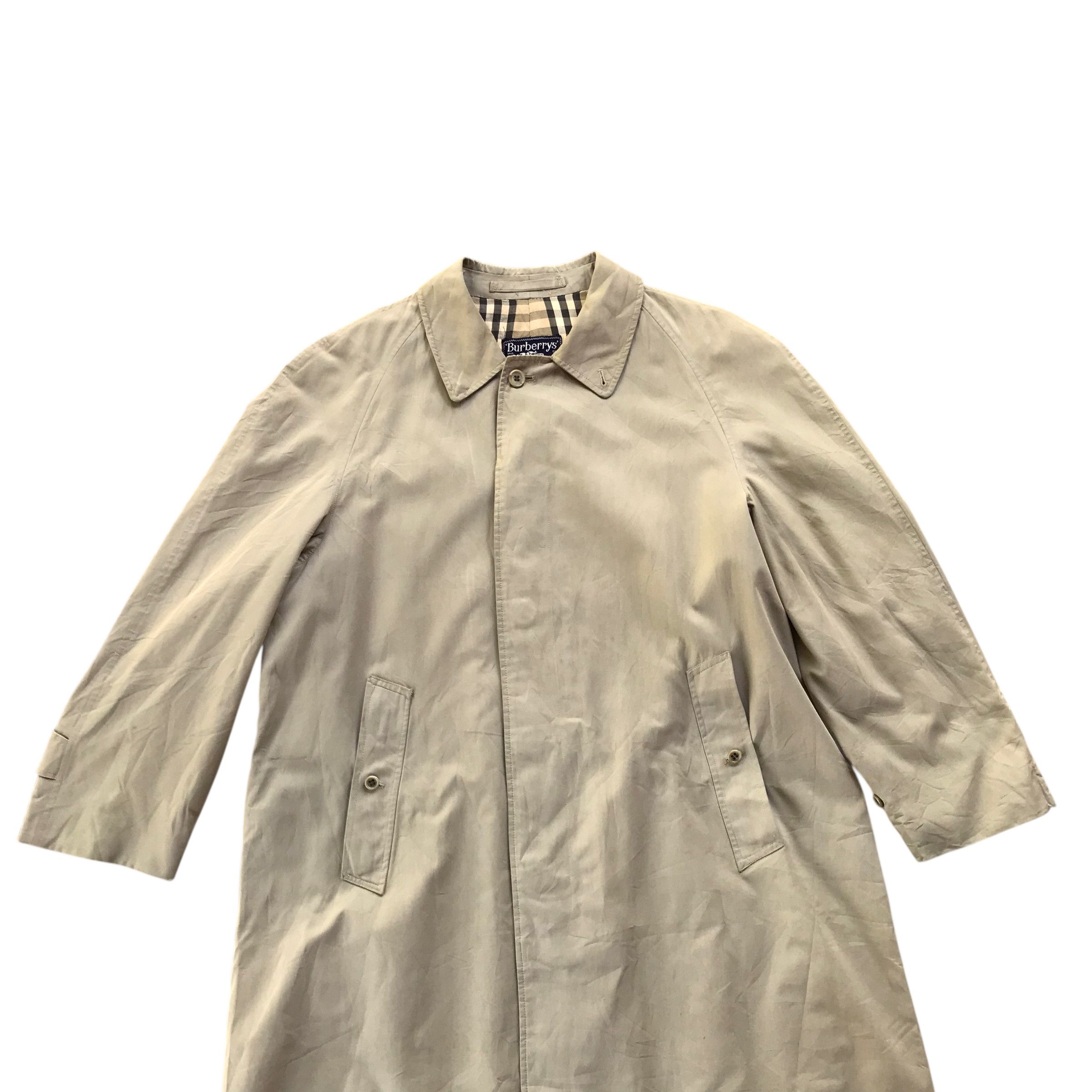 Burberry Vintage 80s Burberry Nova Check Trench Coat Made In England Size US M / EU 48-50 / 2 - 8 Thumbnail