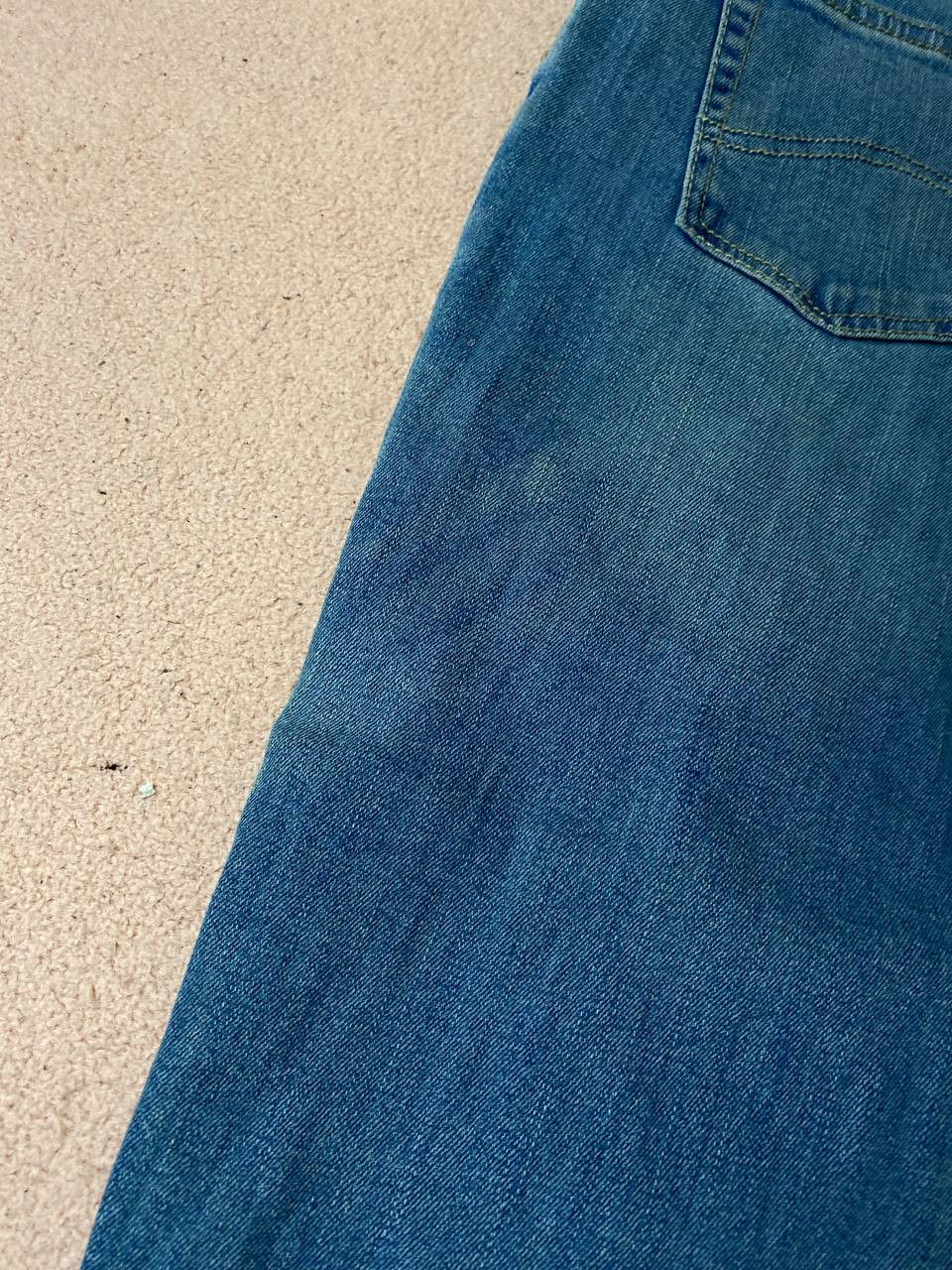 Lee × Vintage RARE Distressed Vintage Y2K Baggy Dirty Jeans Size 26" / US 2 / IT 38 - 10 Thumbnail