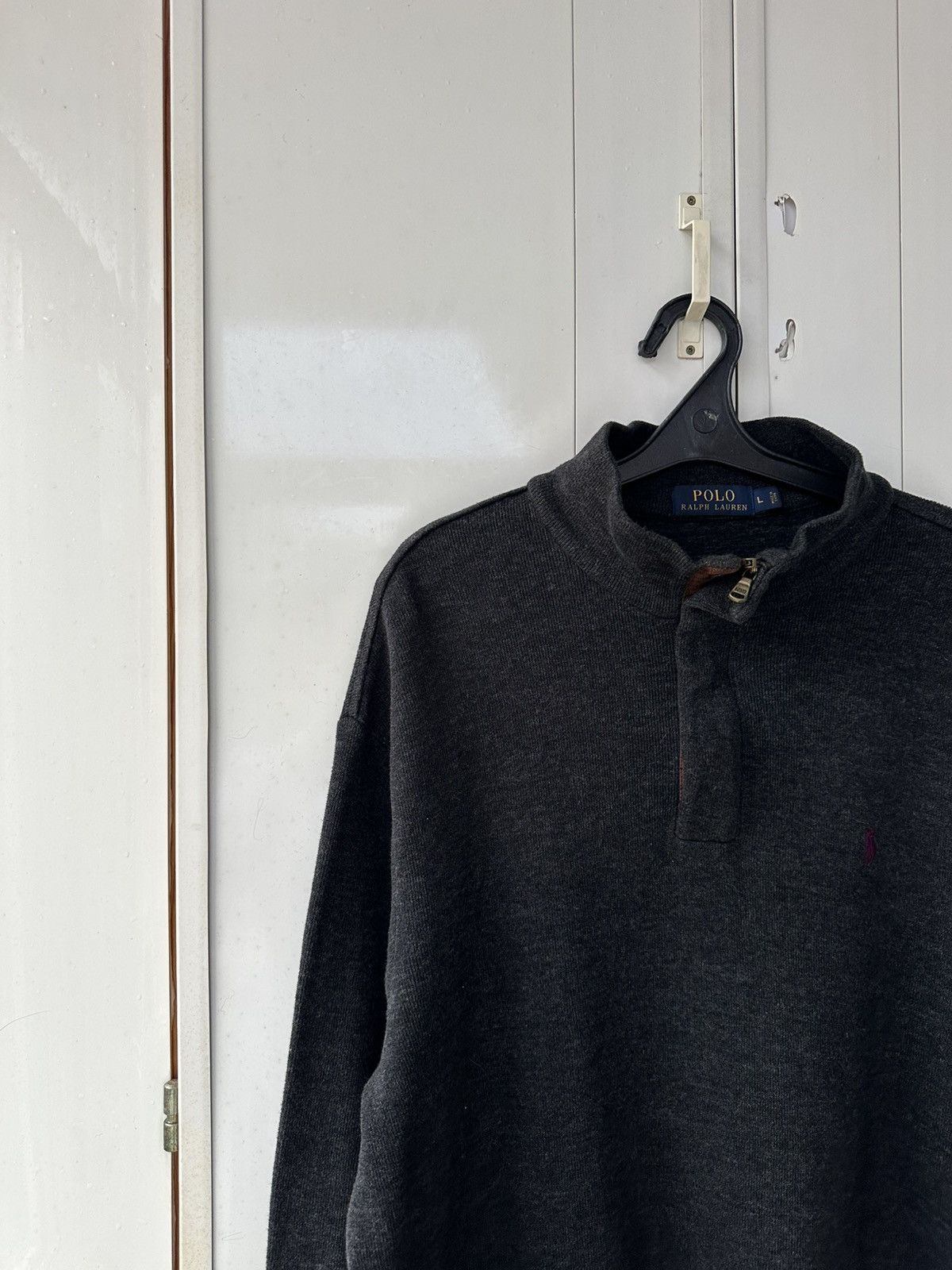 Polo Ralph Lauren Vintage Polo Ralph Lauren Half-zip Purple Logo Size US L / EU 52-54 / 3 - 2 Thumbnail