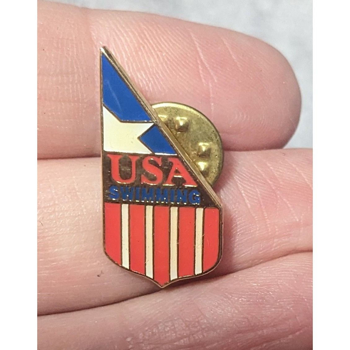 Other Vintage Summer Olympic USA Swimming Lapel Pin Size ONE SIZE - 3 Thumbnail