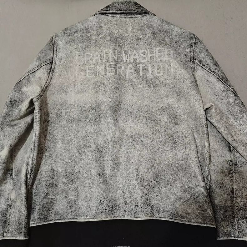 Undercover undercover 17aw Cracked leather jacket-2506 Size US M / EU 48-50 / 2 - 2 Thumbnail