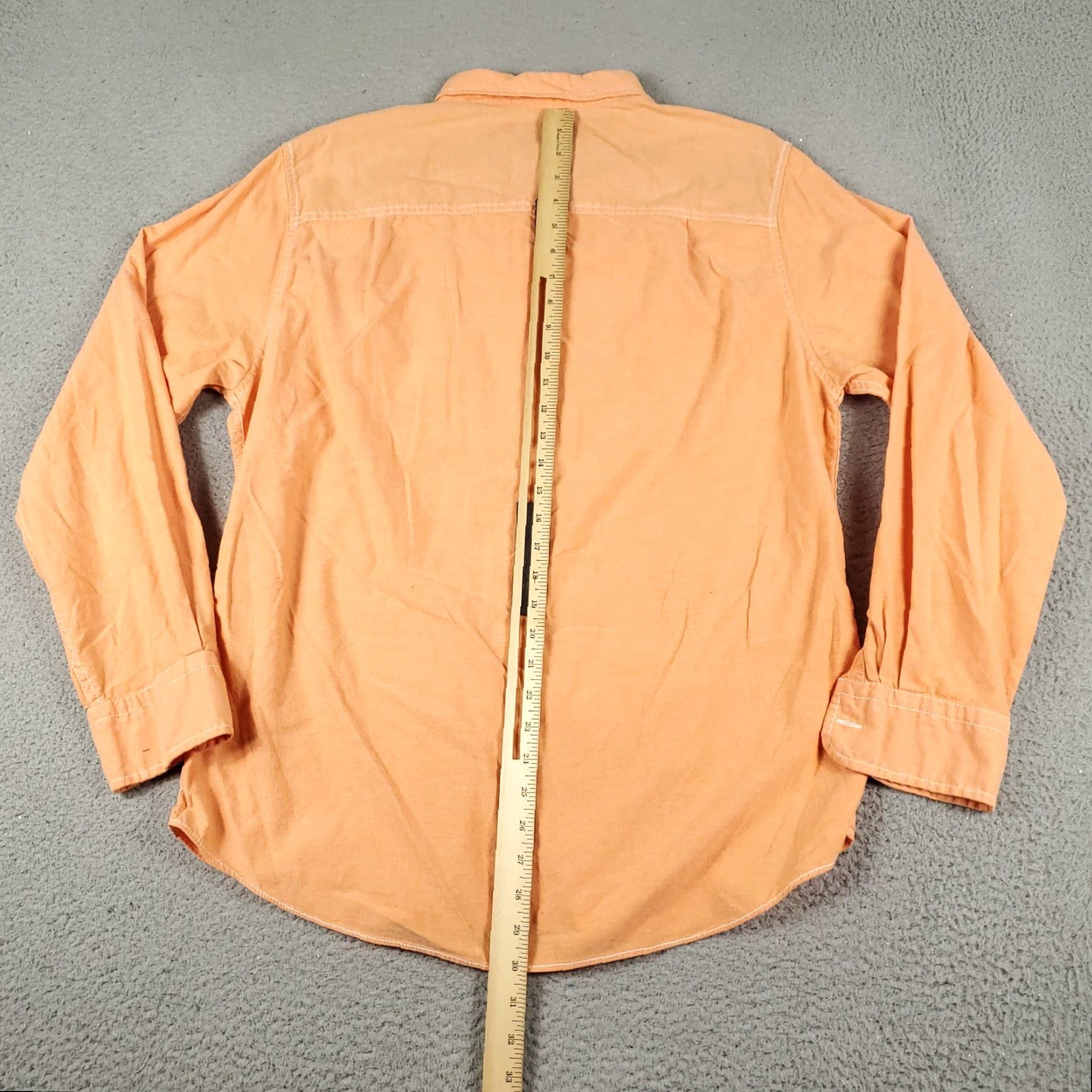 Nautica Nautica Button-Up Shirt Mens Large Orange Long Sleeve Casual Regular Fit Size US L / EU 52-54 / 3 - 3 Thumbnail