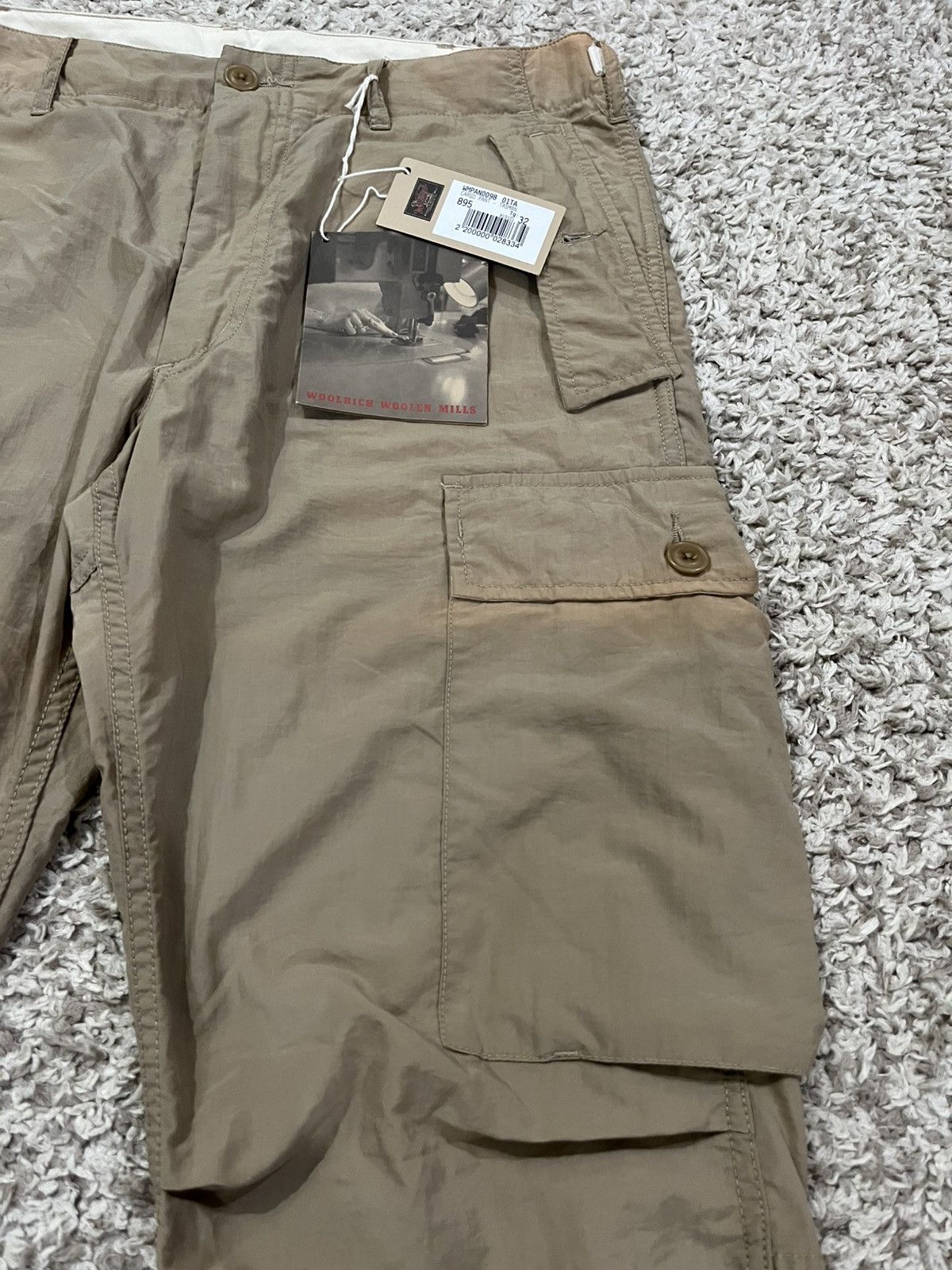 Woolrich Woolen Mills 🔥🔥 NWT WOOLRICH GARMENT DYED PARACHUTE CARGO Size US 32 / EU 48 - 3 Thumbnail