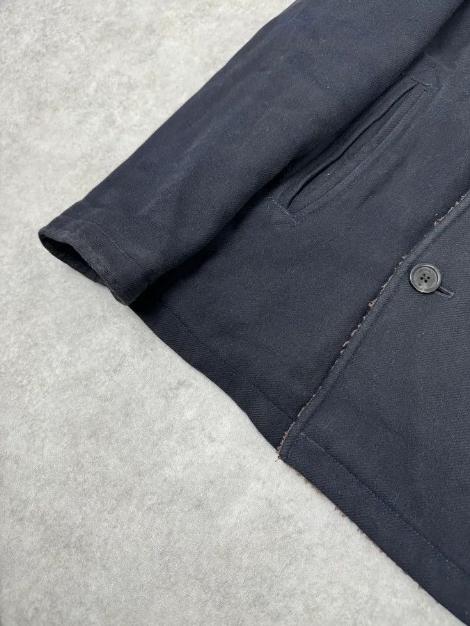 Armani 2000s Armani Navy Wool Peacoat Jacket Size US M / EU 48-50 / 2 - 8 Thumbnail