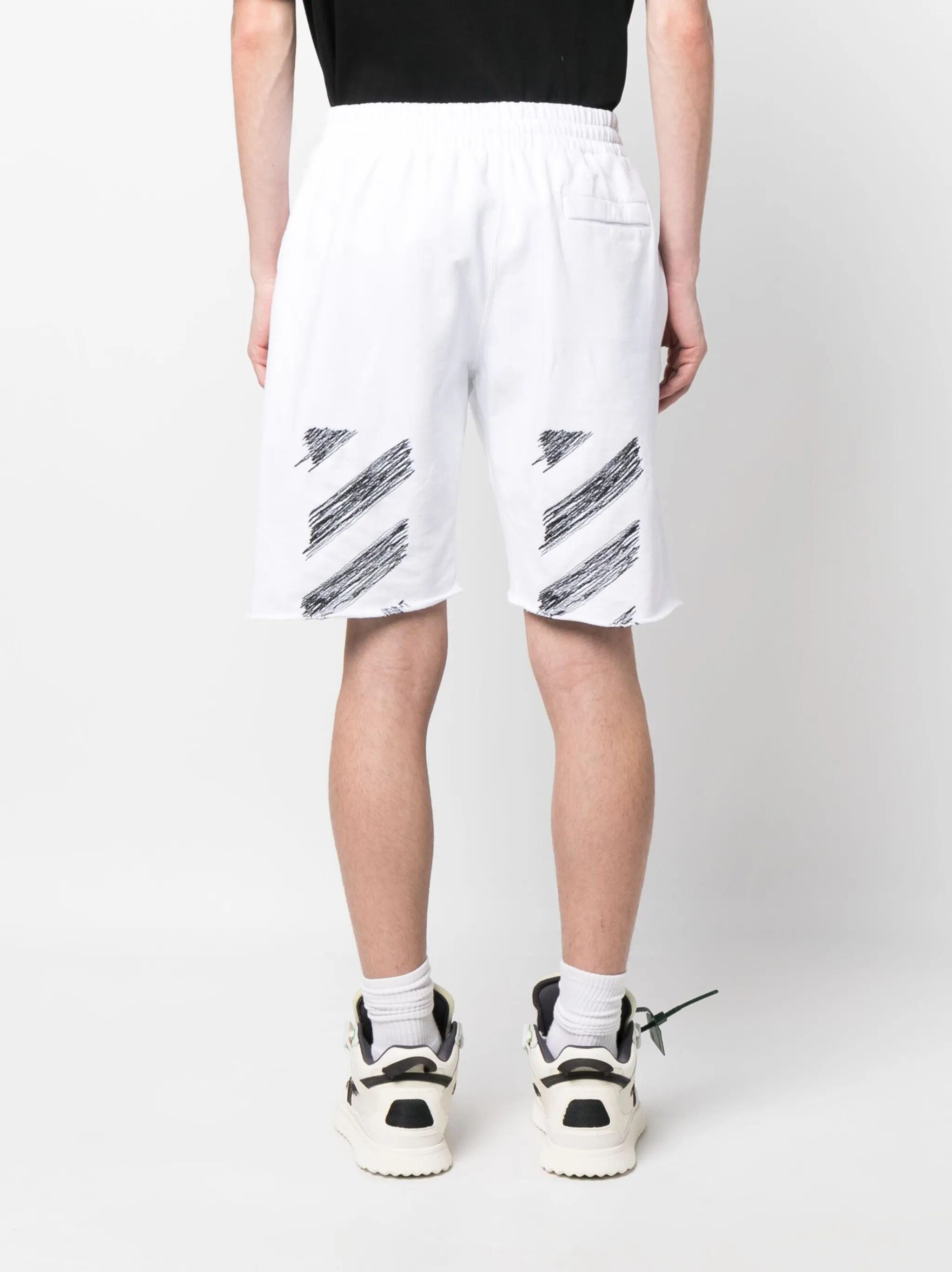 Off-White o1y0225 Logo Short in White Size US 30 / EU 46 - 4 Thumbnail