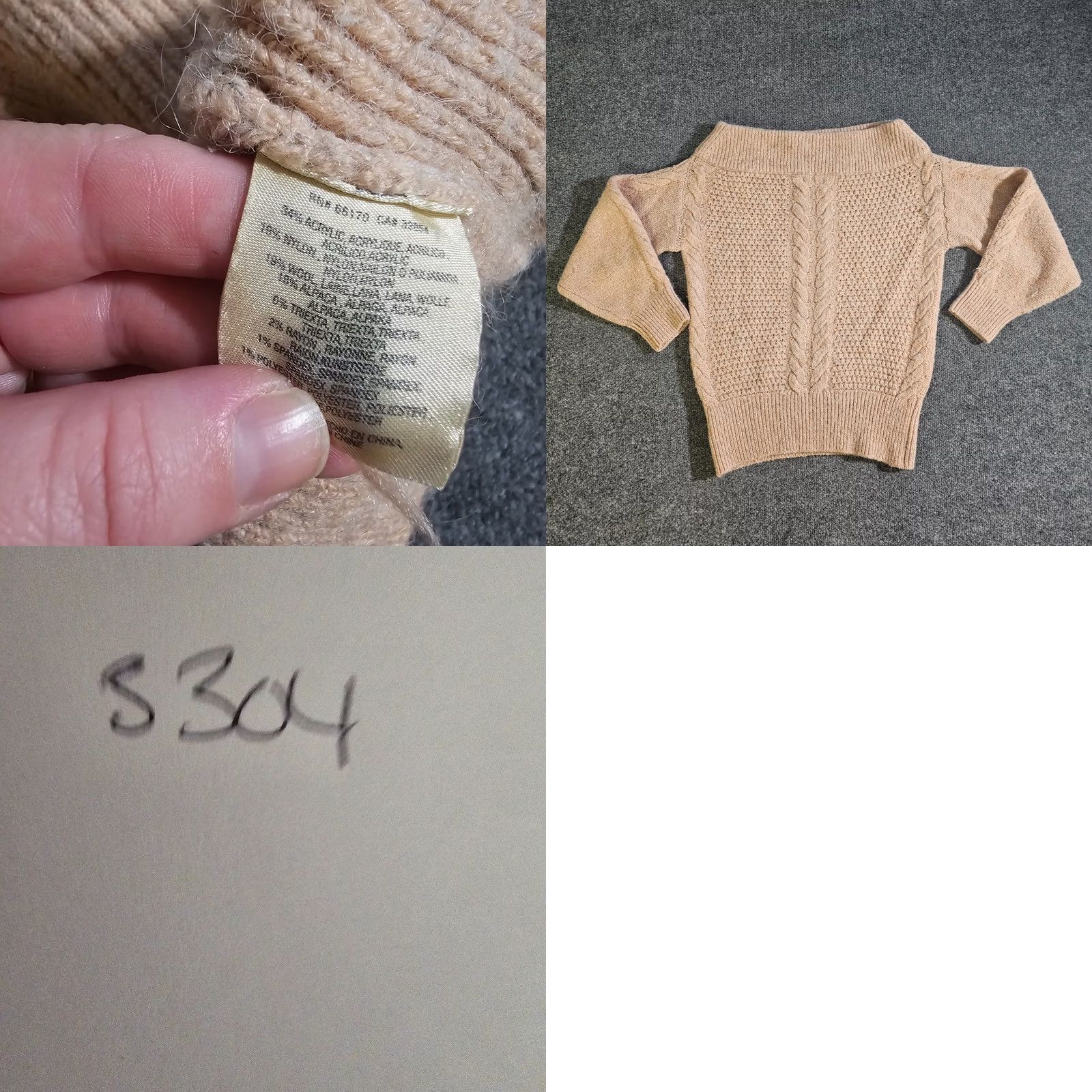 Pinko Sleeping On Snow Sweater Womens Medium Pink Alpaca Wool Off Shoulder Casual Size M / US 6-8 / IT 42-44 - 8 Thumbnail