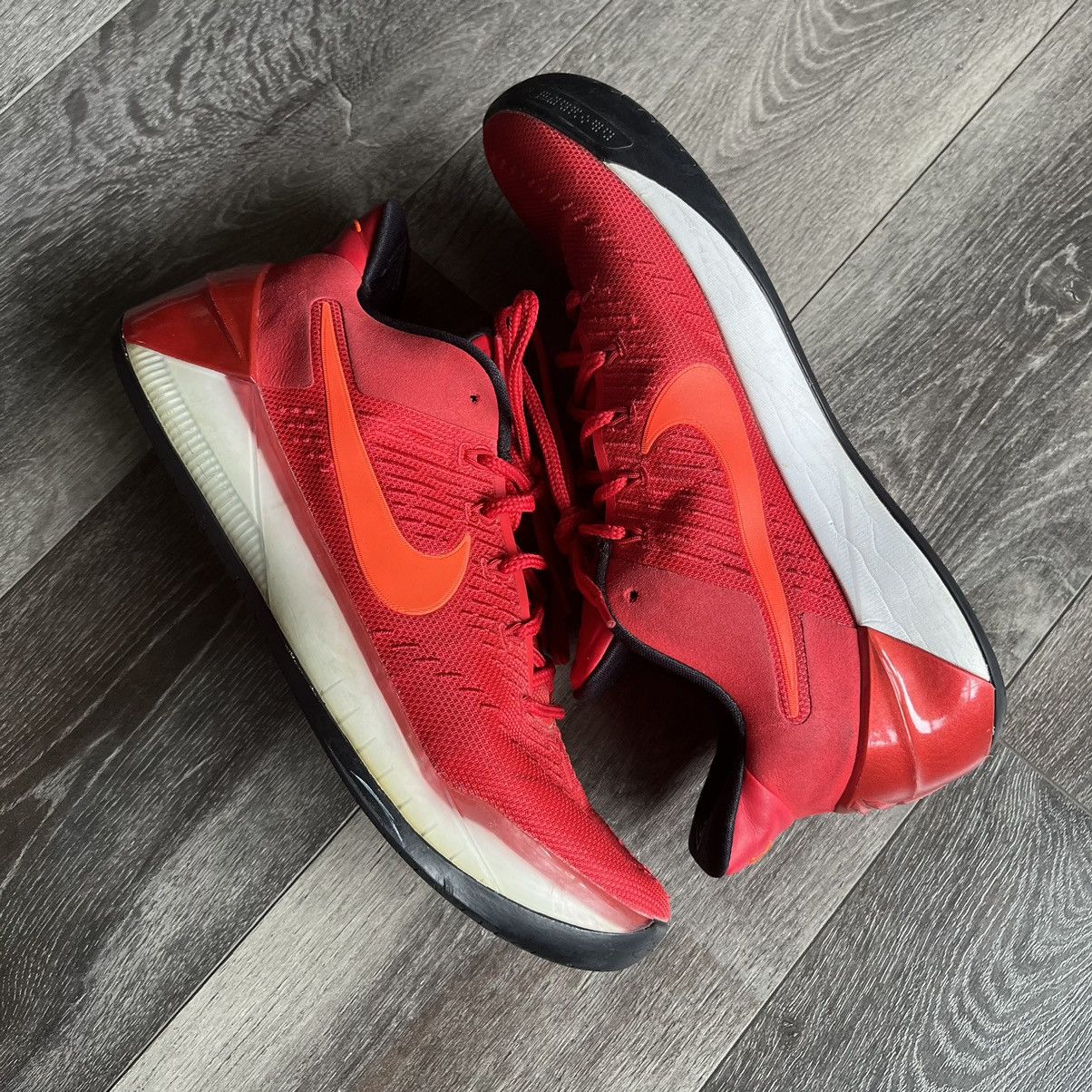 Nike Vintage Nike Kobe A.D. University Red Low Basketball Shoes Size US 10.5 / EU 43-44 - 1 Thumbnail
