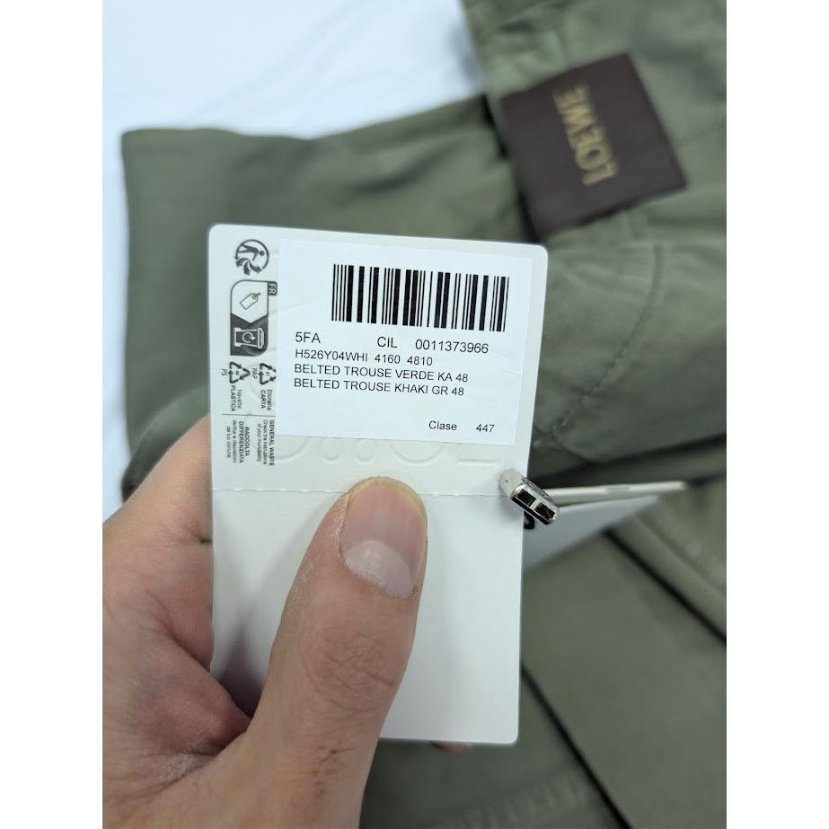 Loewe o1rshd1 Belted Trousers in Khaki Size US 32 / EU 48 - 19 Thumbnail