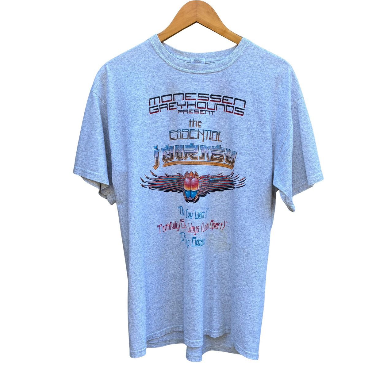 Band Tees Monessen Greyhound Band T-Shirt Journey Rock Band Parody Size US L / EU 52-54 / 3 - 1 Thumbnail