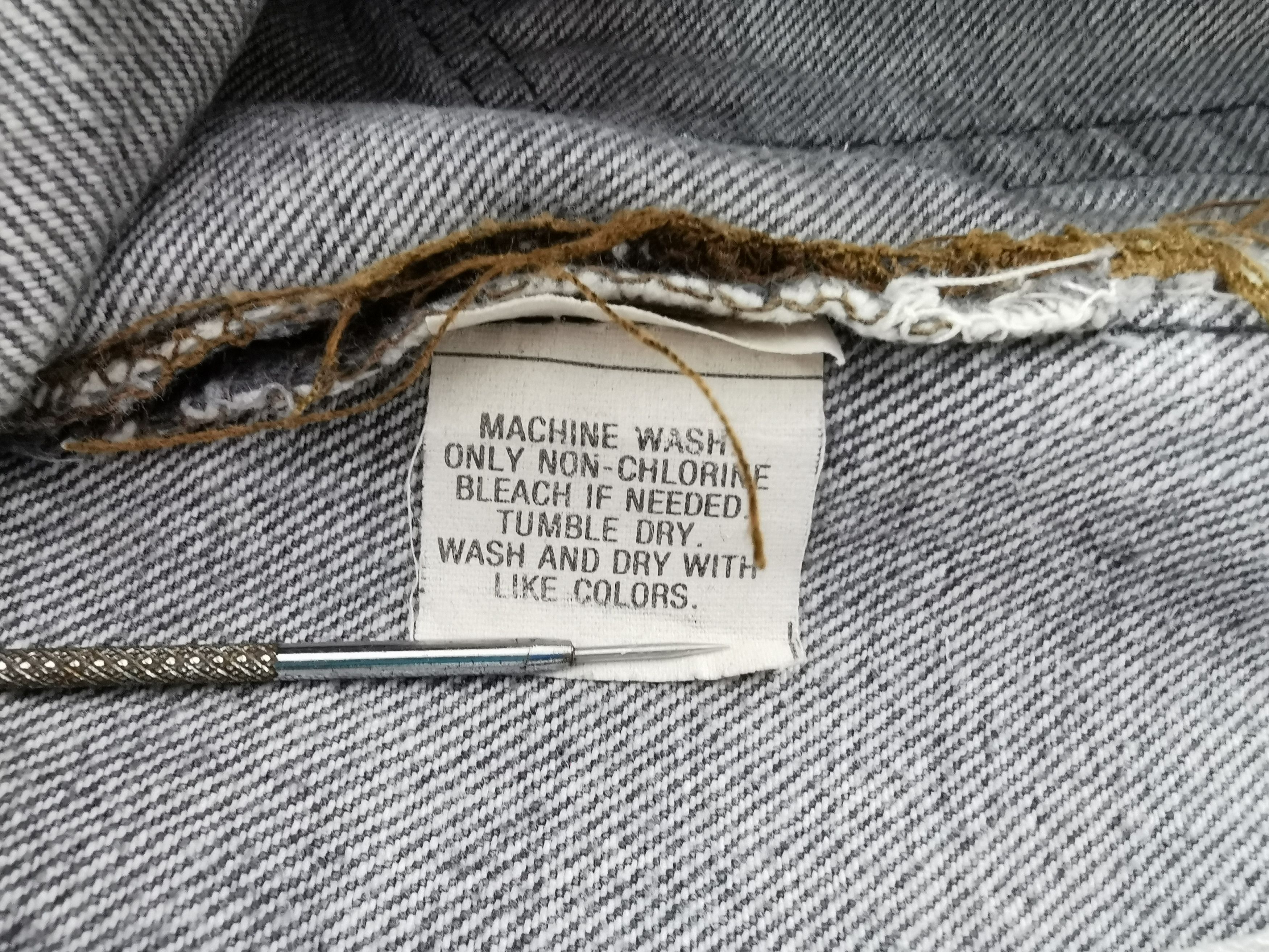 Levi's Distressed Vintage 90's Levis Lot 501 Denim Made In USA Size 27" / US 4 / IT 40 - 9 Thumbnail