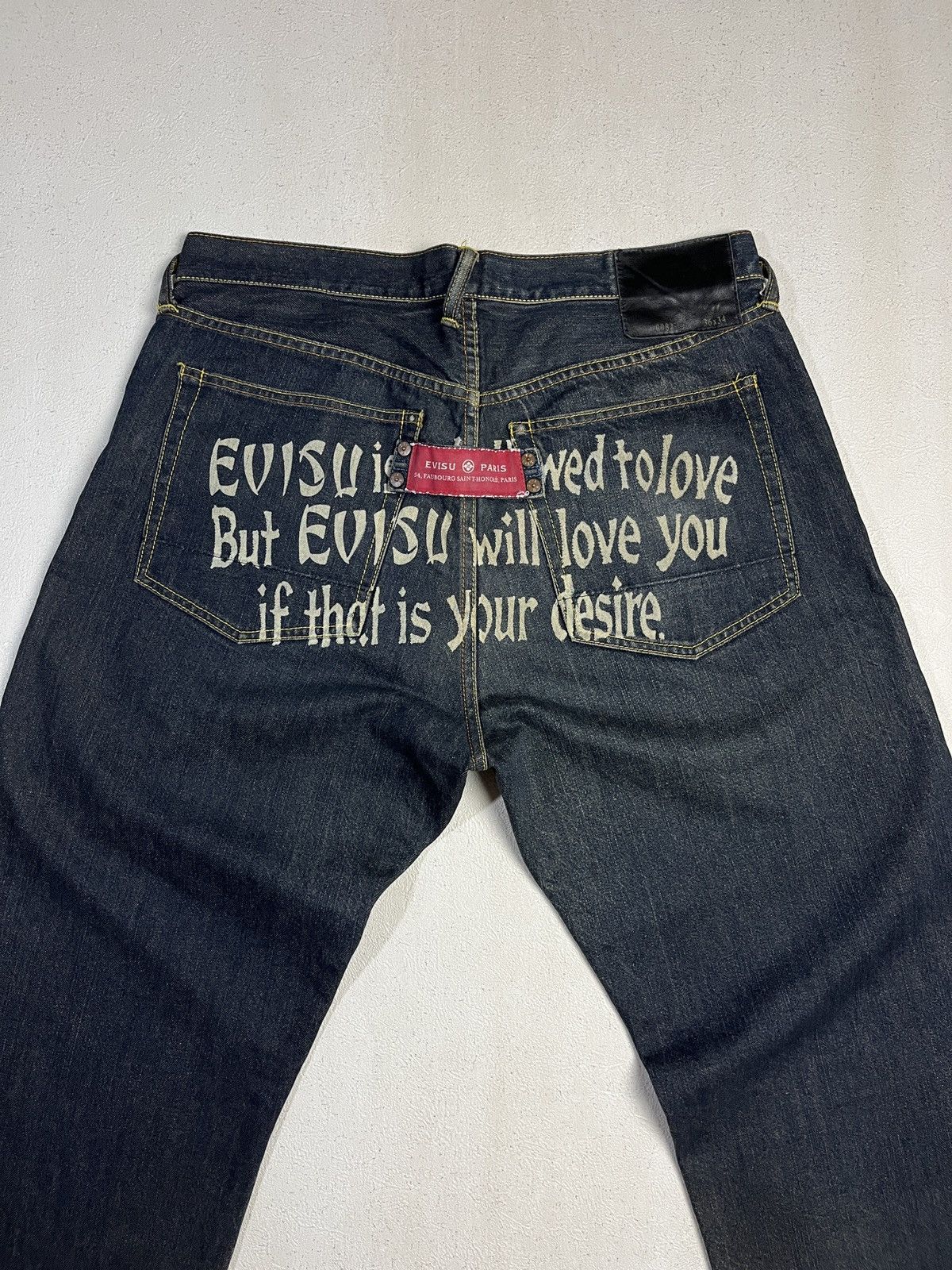 Evisu Rare Evisu Yamane Paris Distressed Selvedge Jeans Size US 36 / EU 52 - 3 Thumbnail