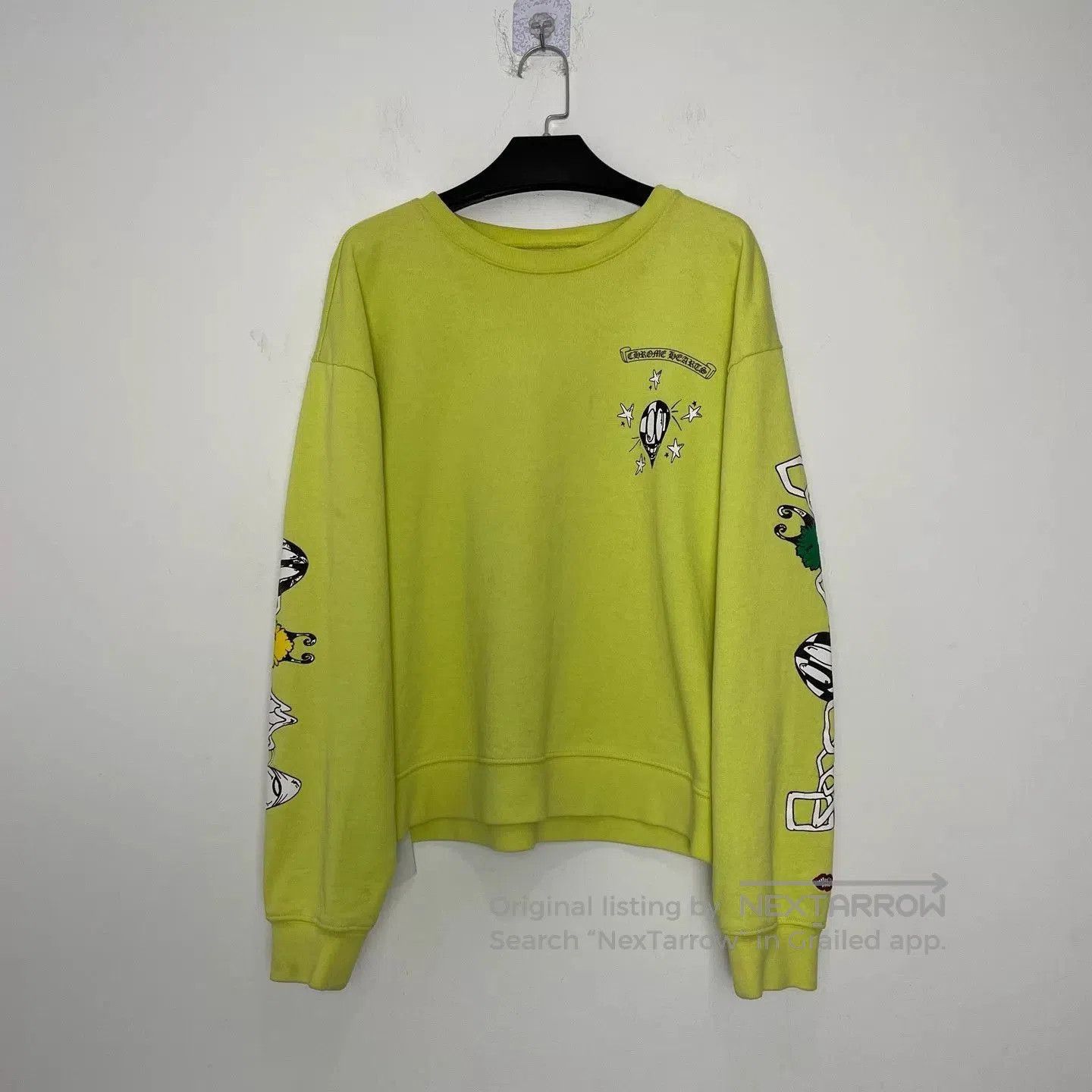Chrome Hearts Green Graphic Long Sleeve Sweatshirt Size M. Size US M / EU 48-50 / 2 - 1 Thumbnail