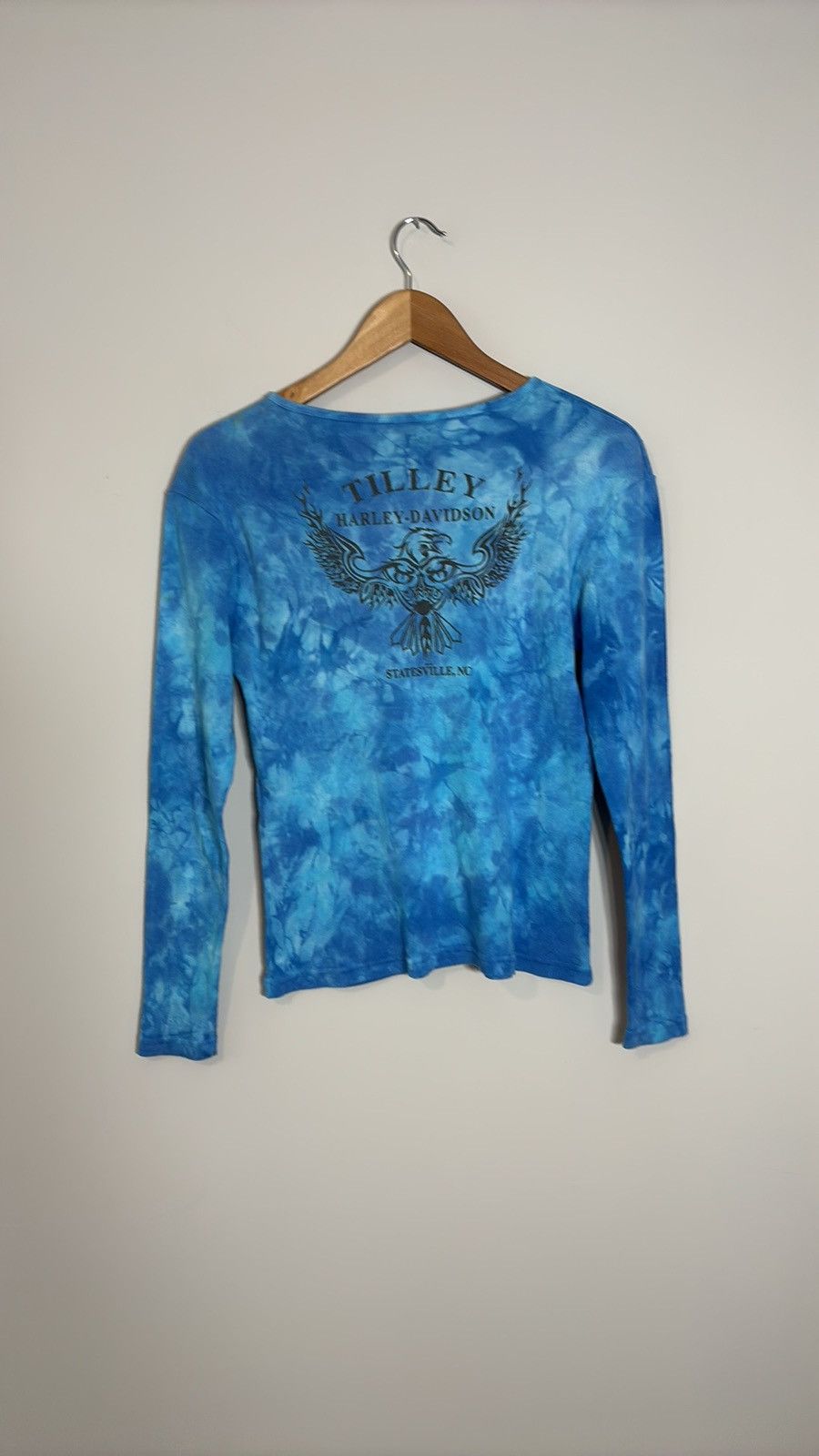 Vintage Vintage Harley Davidson Tie Dye Shirt Y2K Size L / US 10 / IT 46 - 4 Thumbnail