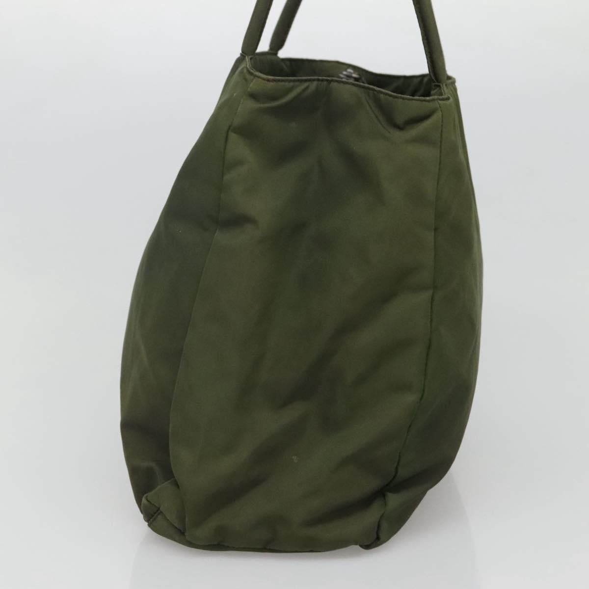 Prada PRADA Hand Bag Nylon Khaki Silver Size ONE SIZE - 5 Thumbnail