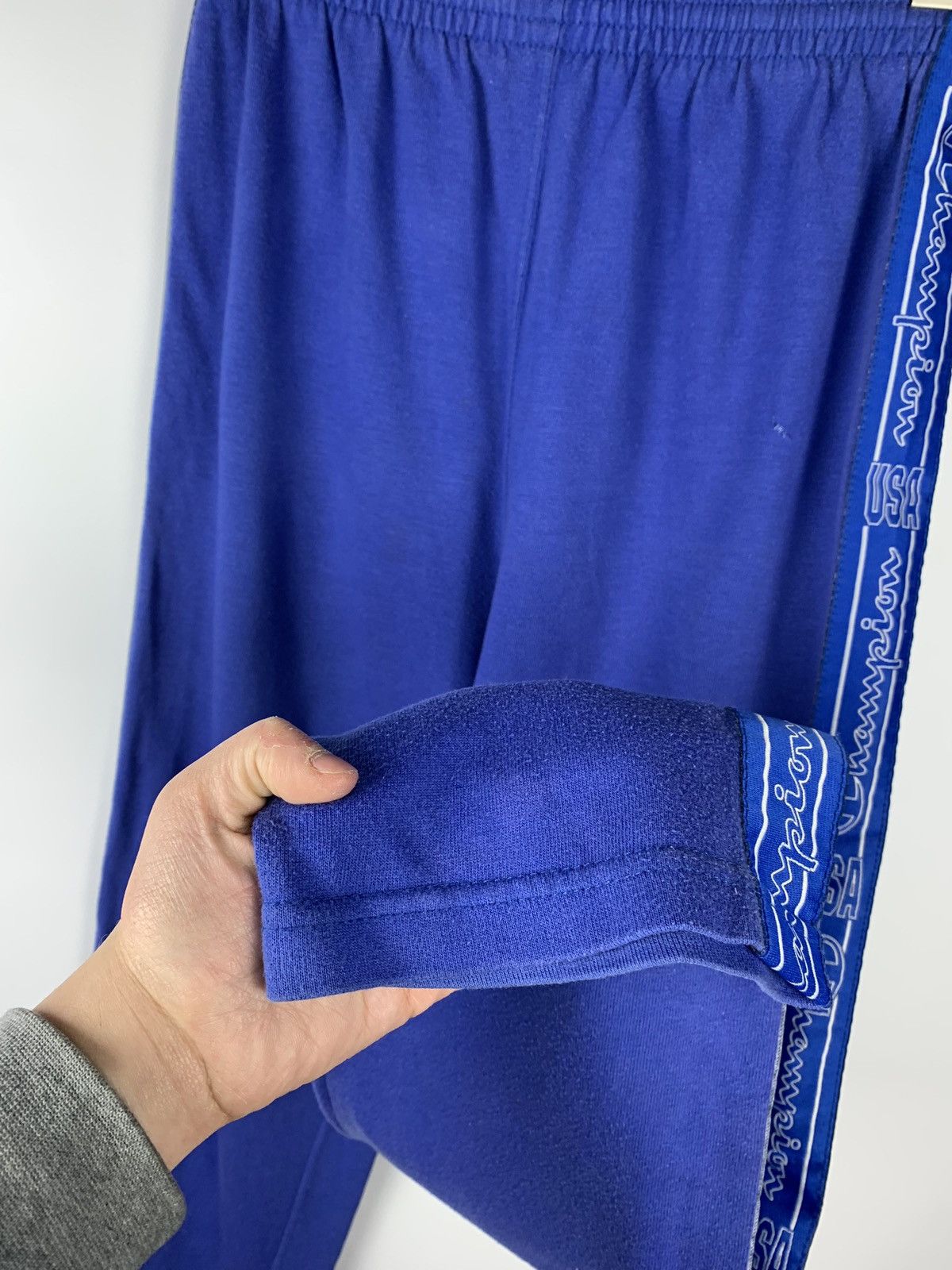 Champion Vintage 1990s Champion Sweatpants Blue multi logo Size US 34 / EU 50 - 8 Thumbnail