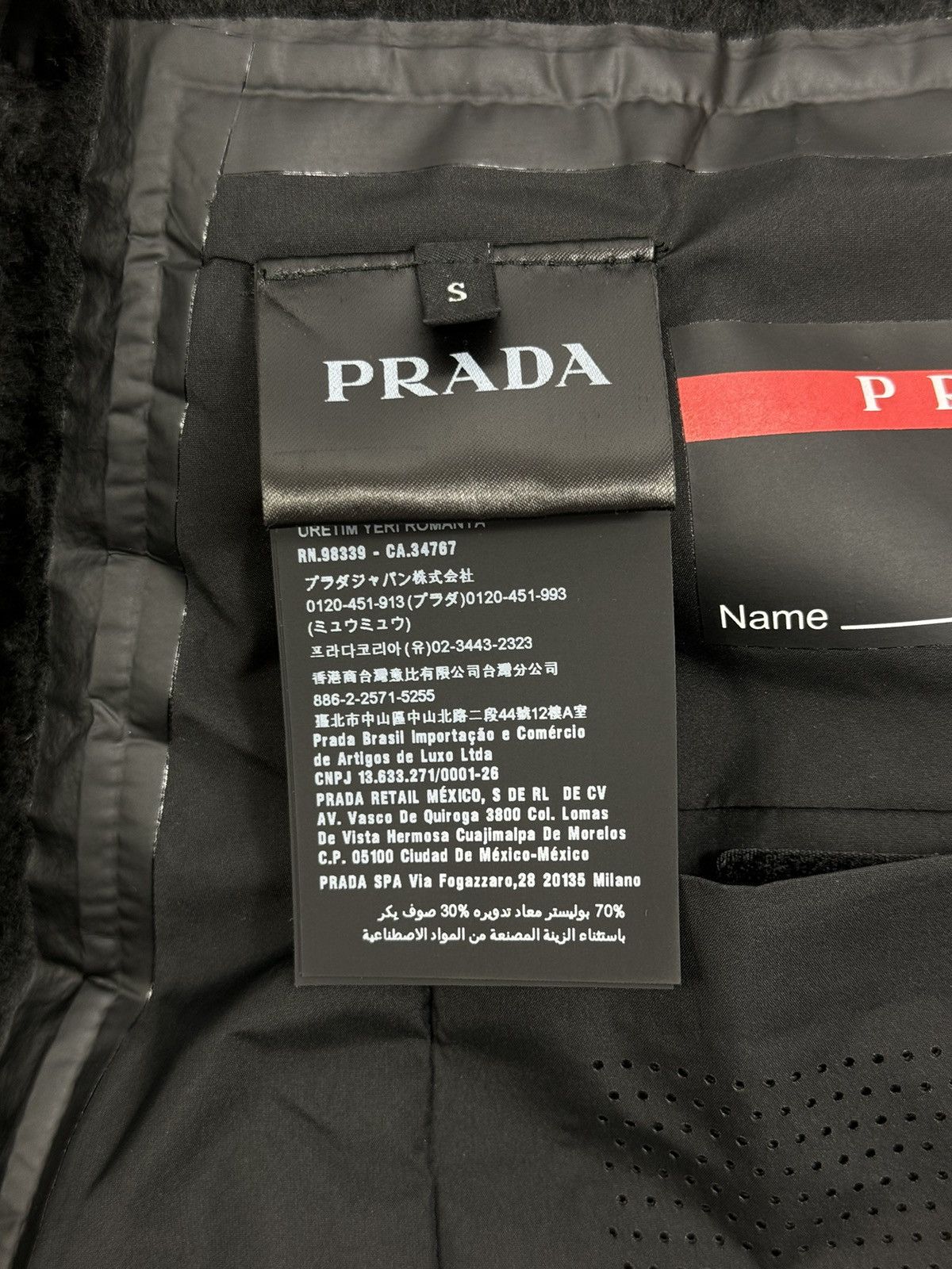 Prada PRADA OVERSIZED HOODED FLEECE JACKET Size US XXL / EU 58 / 5 - 11 Thumbnail