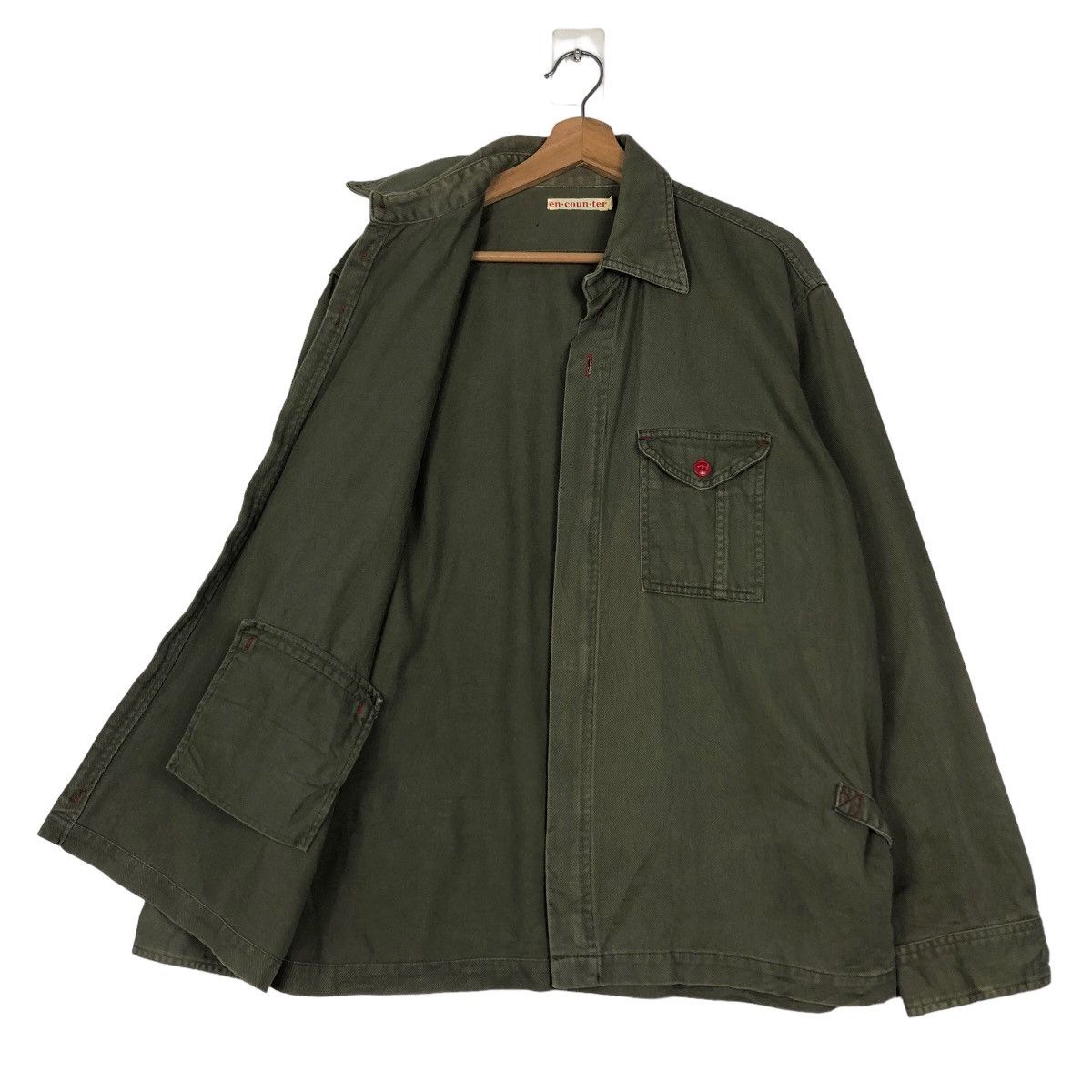 Issey Miyake 🔥Vintage Biker Chore Jacket en.coun.ter Zipper Japan Made Size US L / EU 52-54 / 3 - 11 Thumbnail