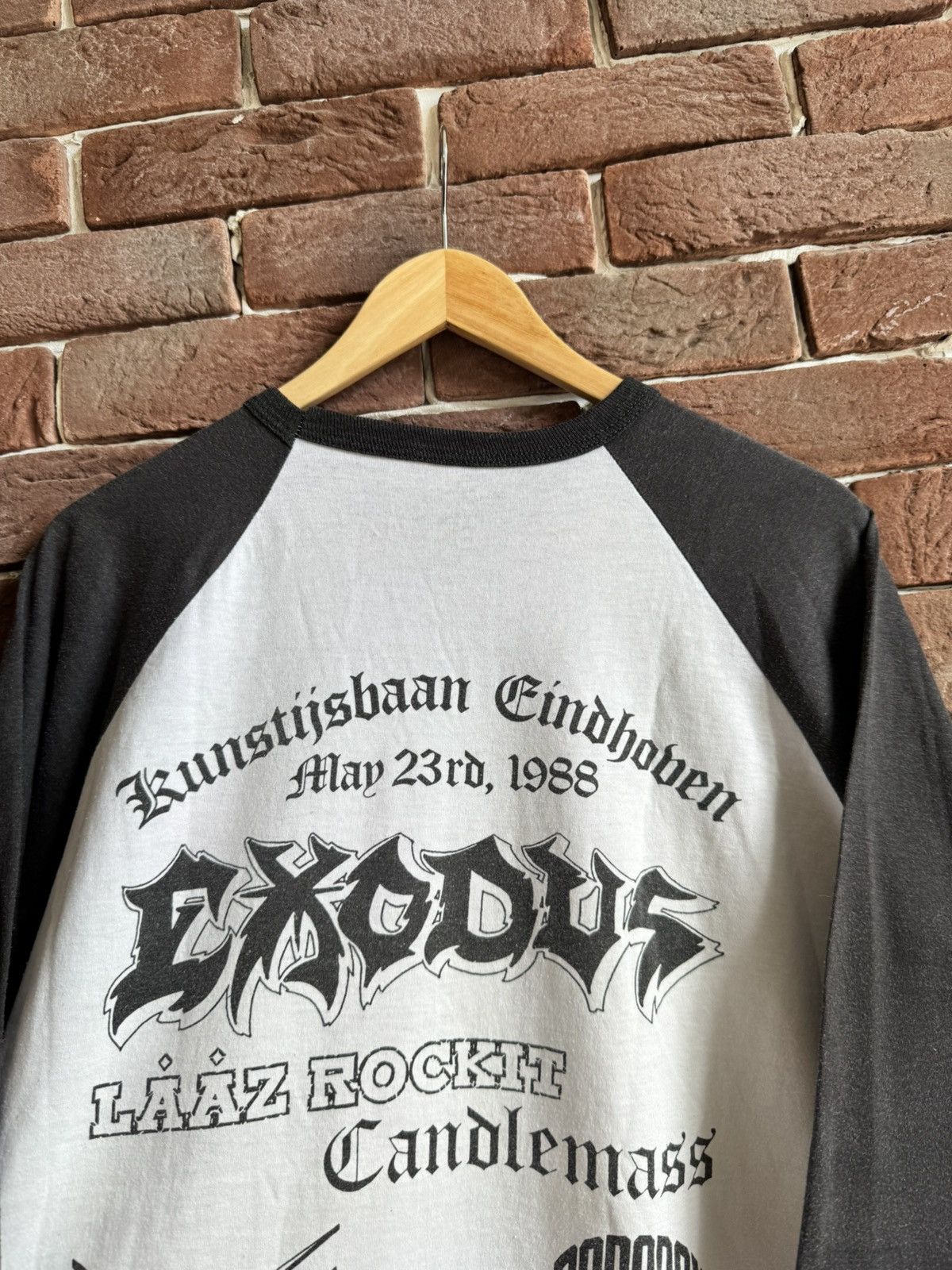 Band Tees 1988 Vintage Dynamo Open Air Festival Raglan Tee Band Grail Size US L / EU 52-54 / 3 - 11 Thumbnail