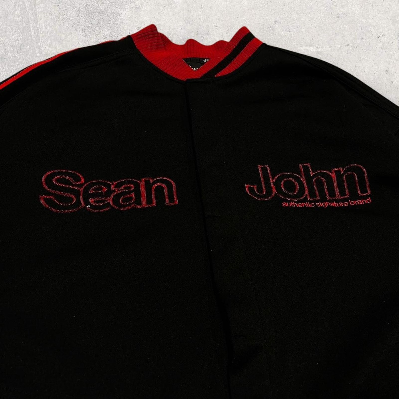 Sean John Sean John Vintage (90’s) Embroidered Logo Snap Button Jacket Size US XL / EU 56 / 4 - 2 Thumbnail